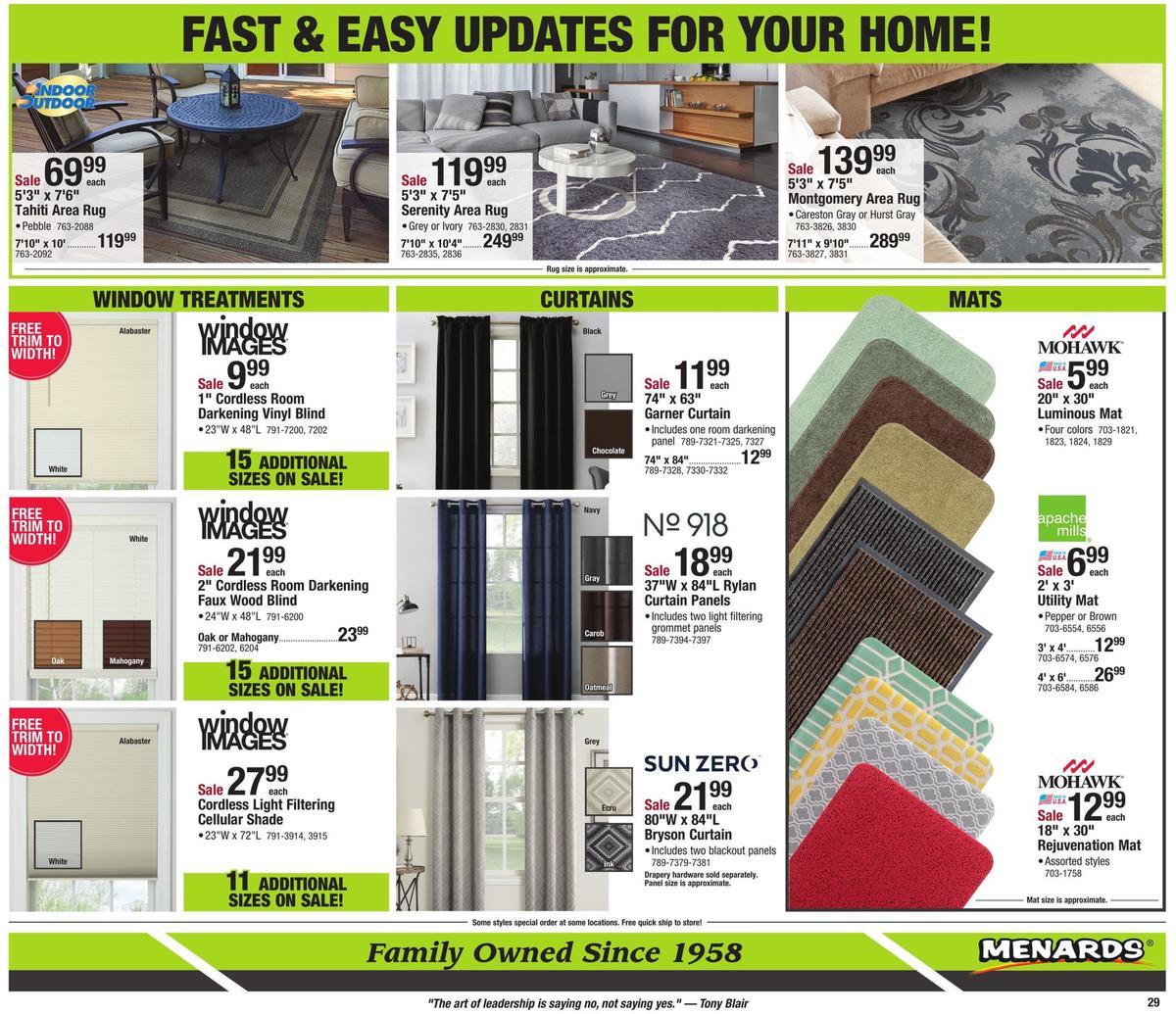 Menards Weekly Ad from March 8