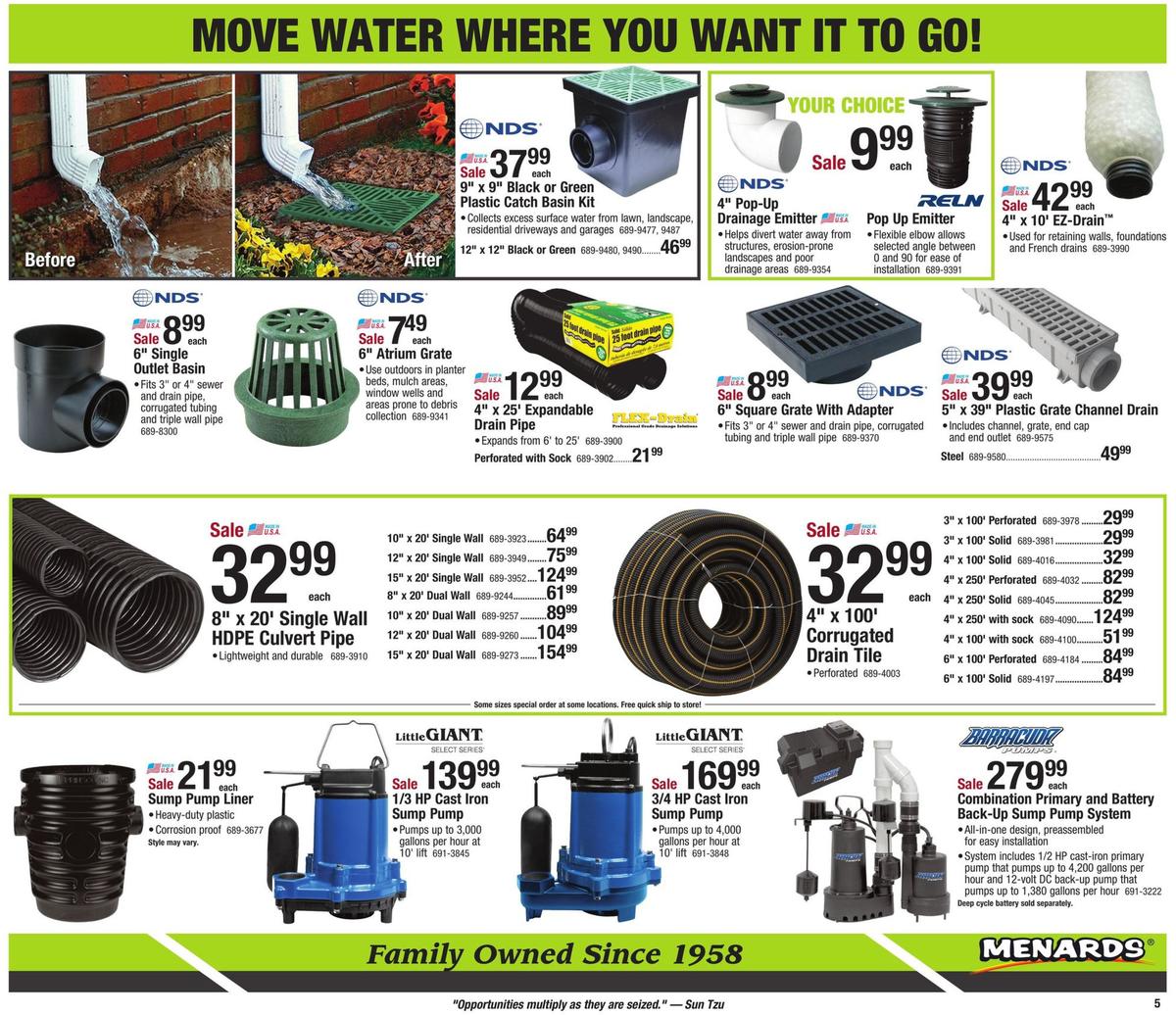 Menards Weekly Ad from March 8