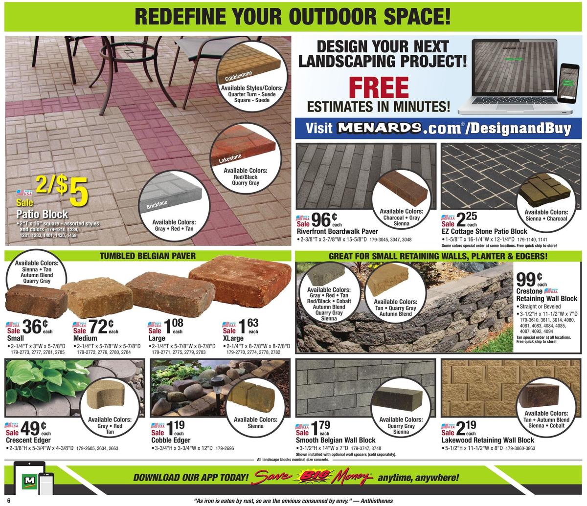 Menards Weekly Ad from March 8