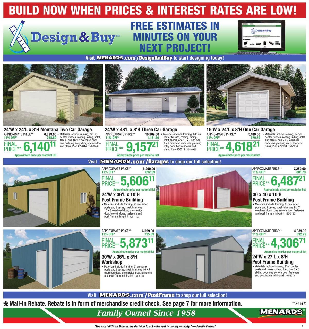 Menards Weekly Ad from March 22