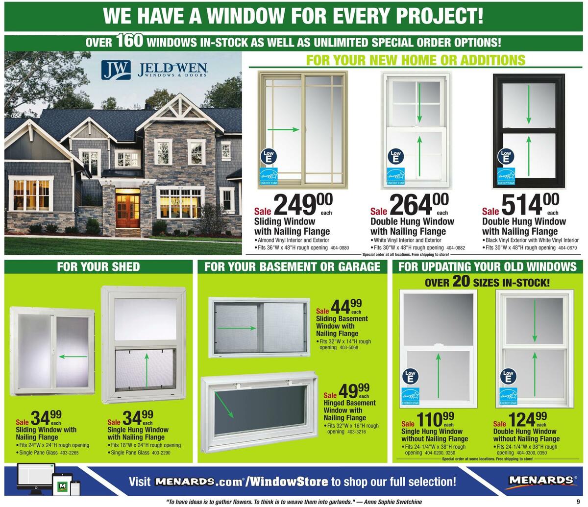 Menards Weekly Ad from March 29