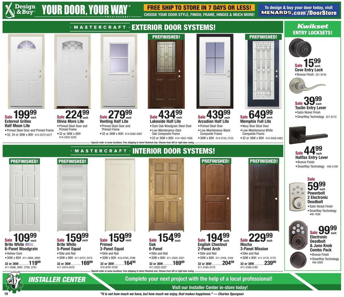 Menards Weekly Ad from March 29