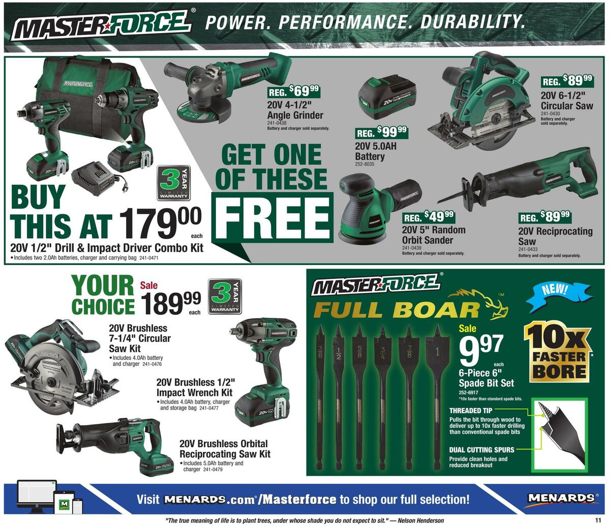 Menards Weekly Ad from March 29