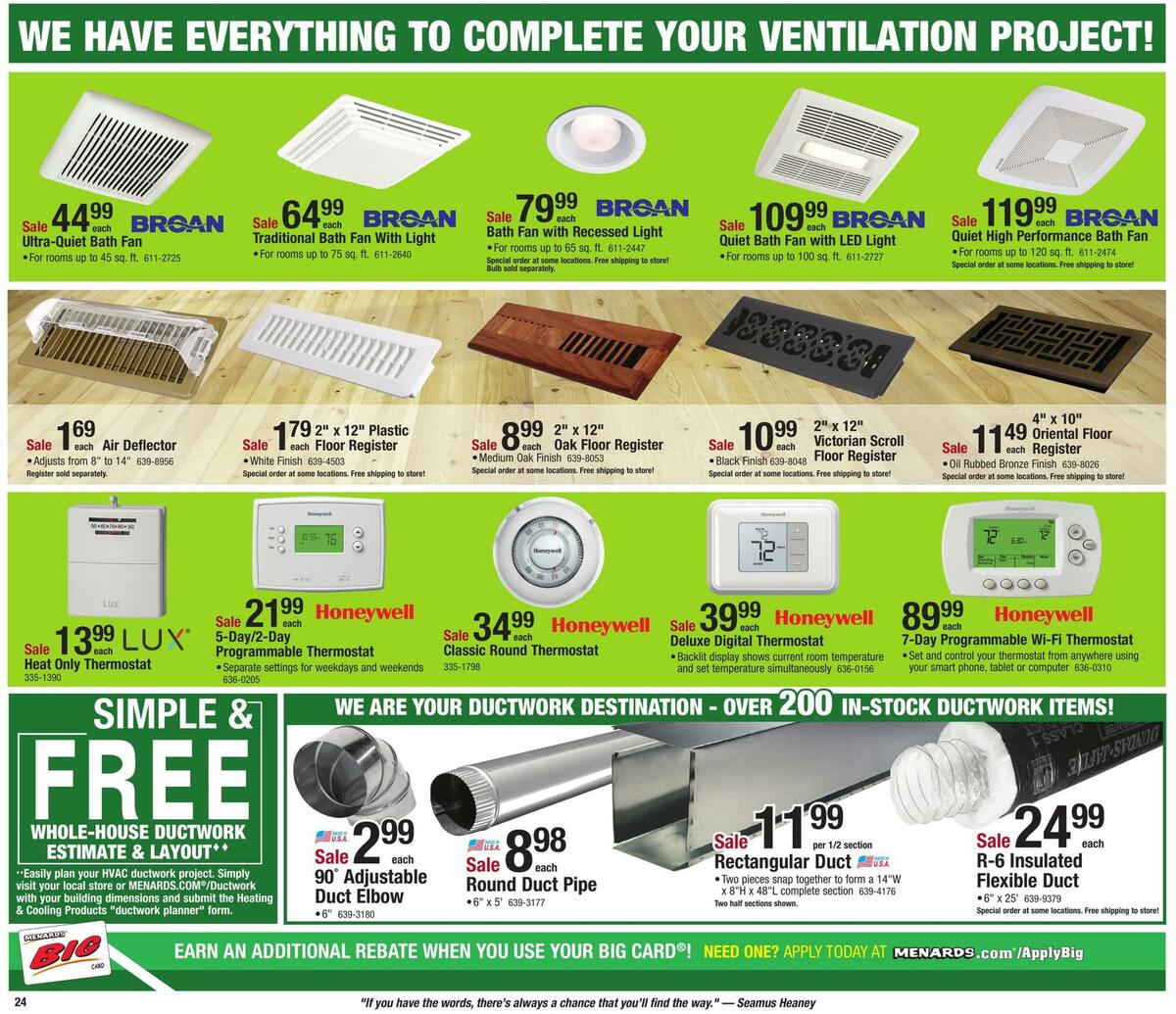 Menards Weekly Ad from March 29