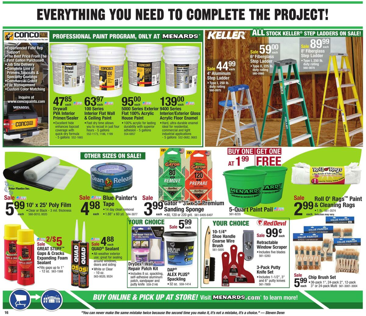 Menards Weekly Ad from March 29