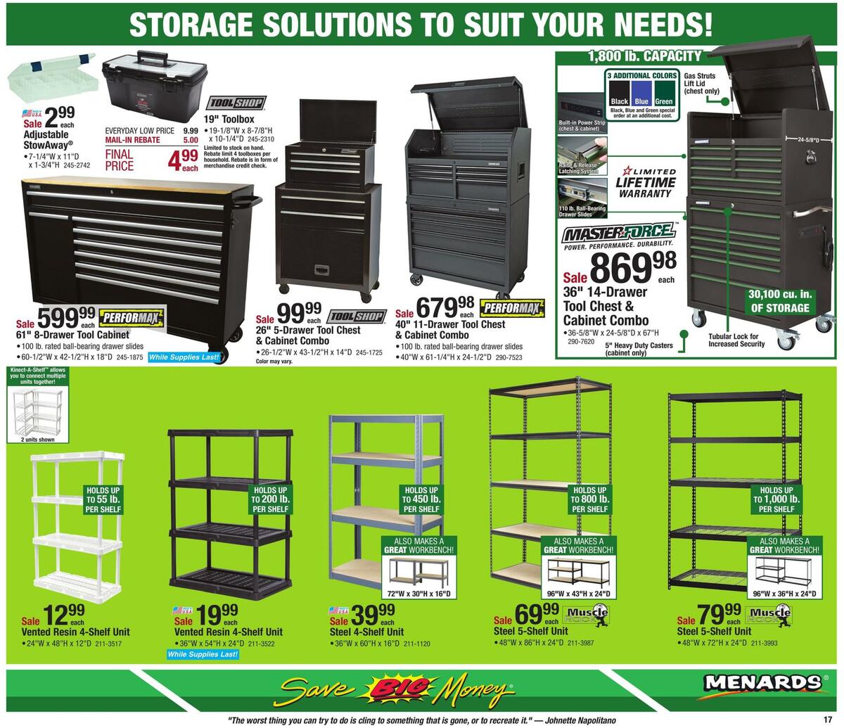 Menards Weekly Ad from March 29