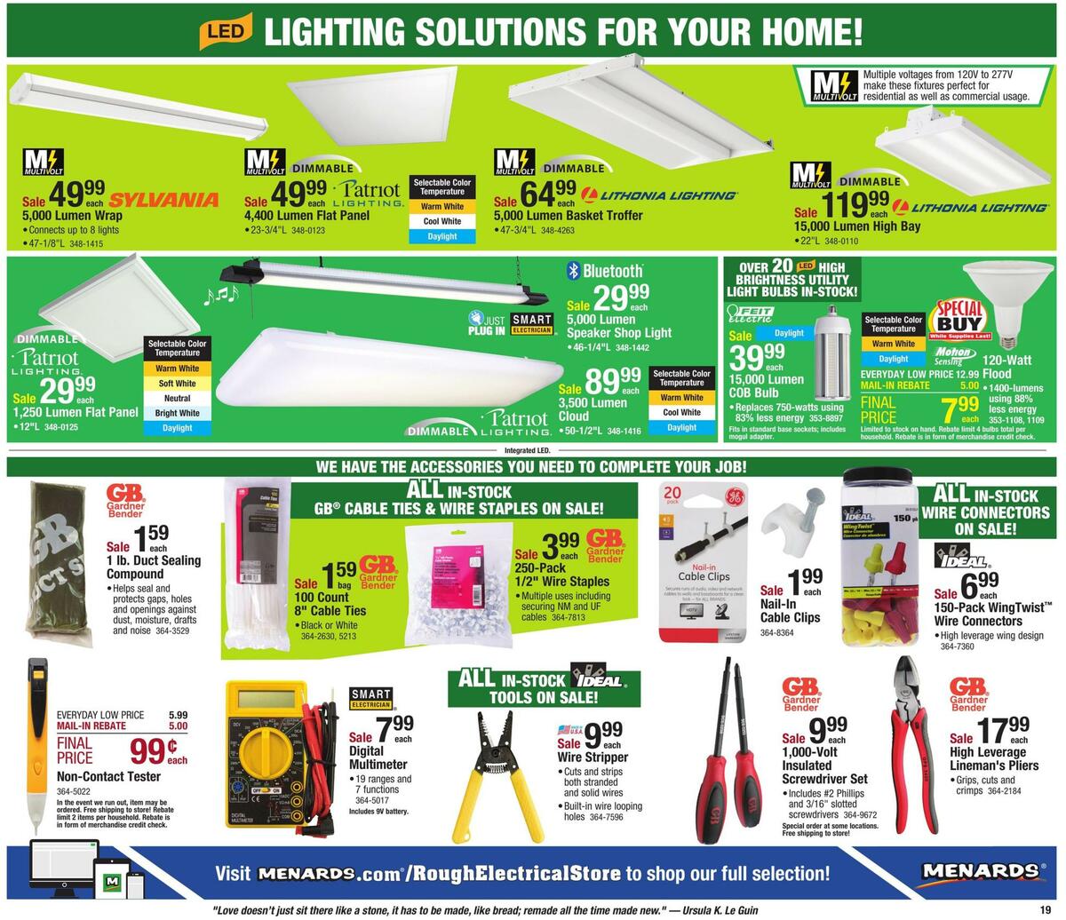 Menards Weekly Ad from March 29