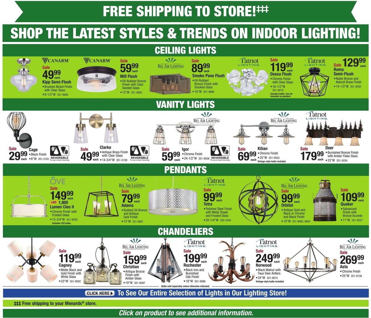 Menards Weekly Ad from March 29