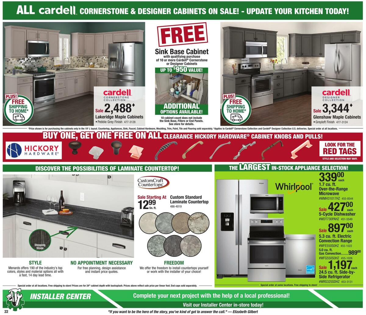 Menards Weekly Ad from March 29