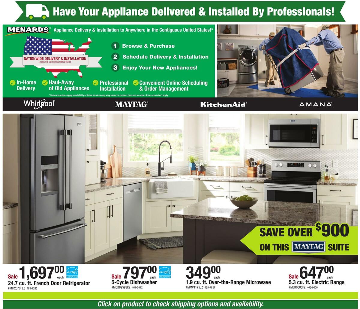 Menards Weekly Ad from March 29