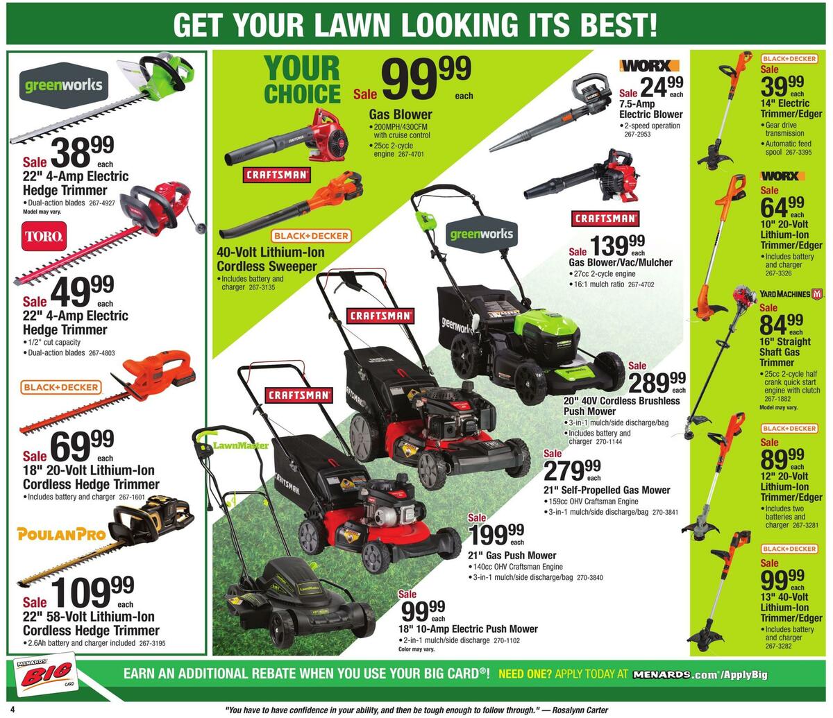 Menards Weekly Ad from March 29