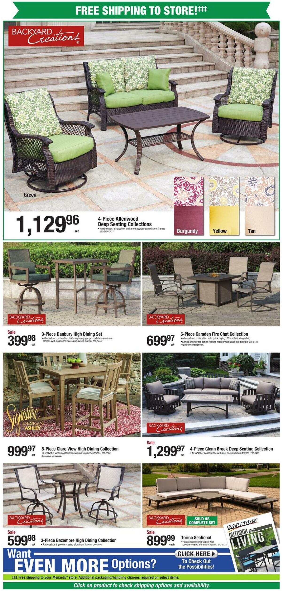 Menards Spring Decks and Landscaping Weekly Ad from April 1