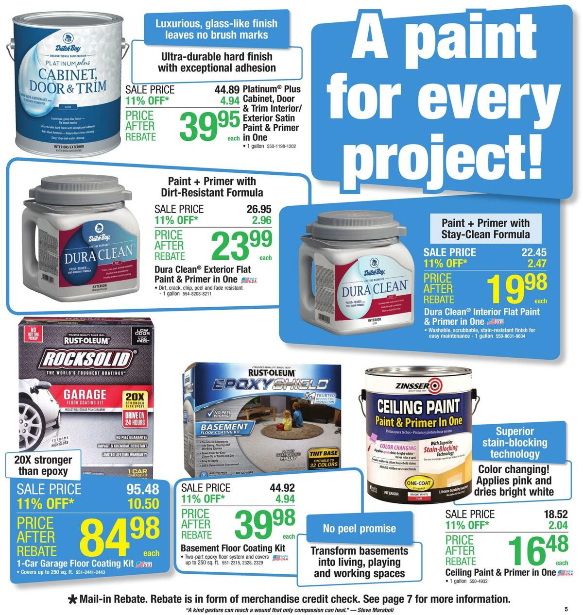 Menards Weekly Ad from July 5