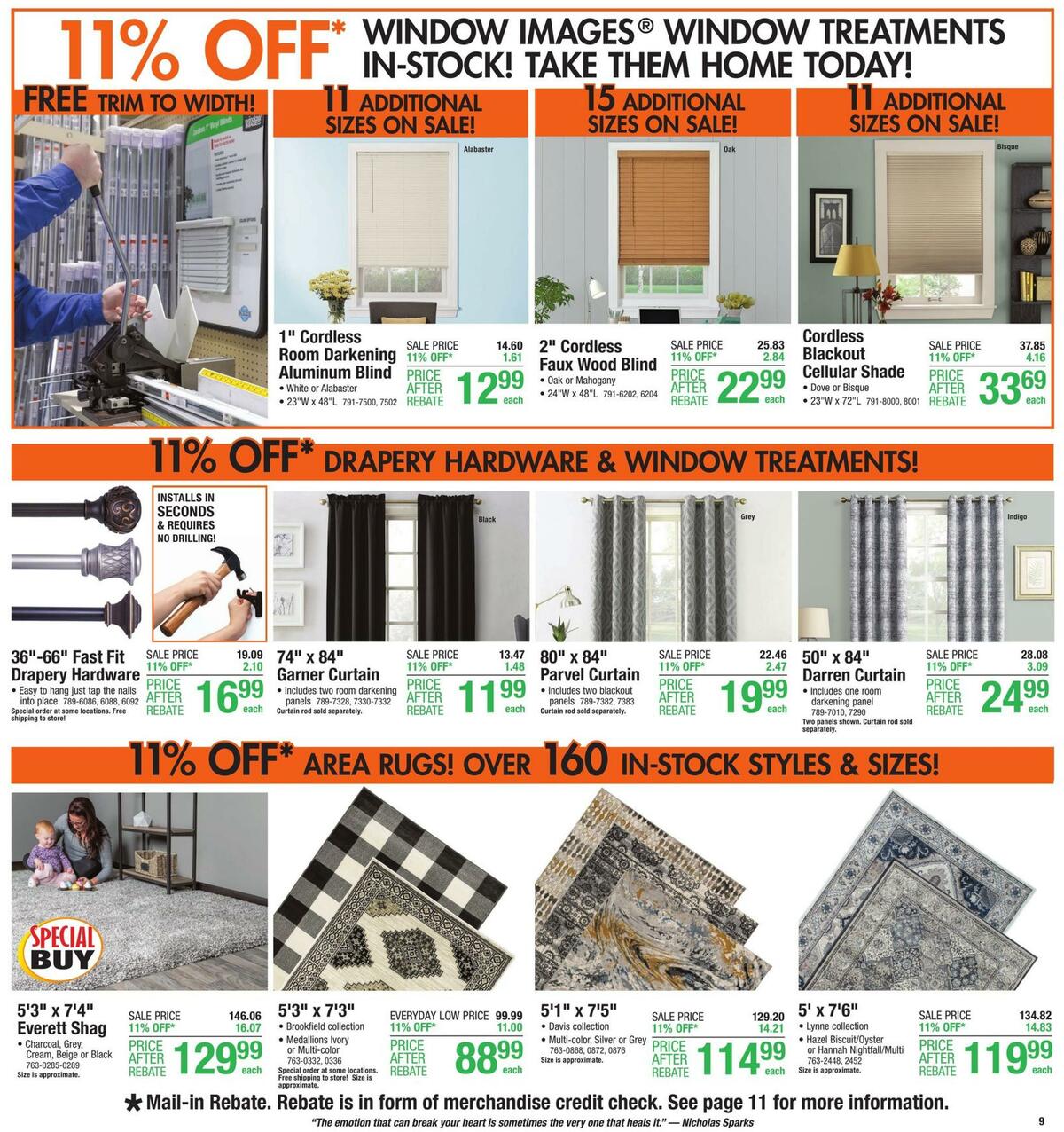 Menards Weekly Ad from October 25