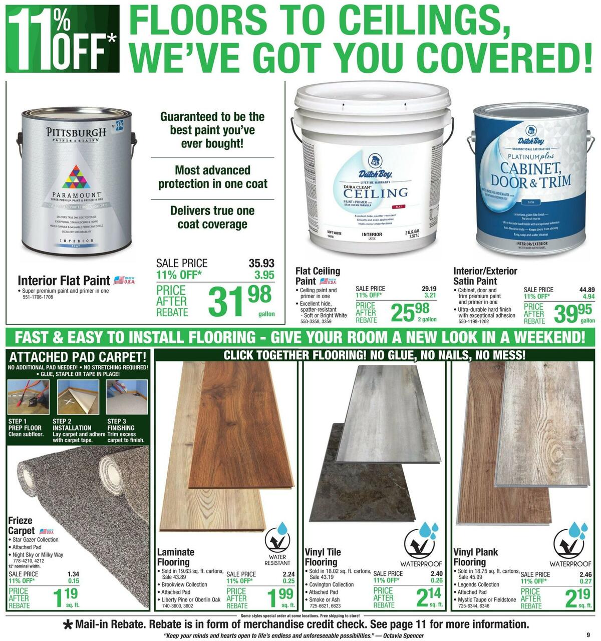 Menards Weekly Ad from November 1