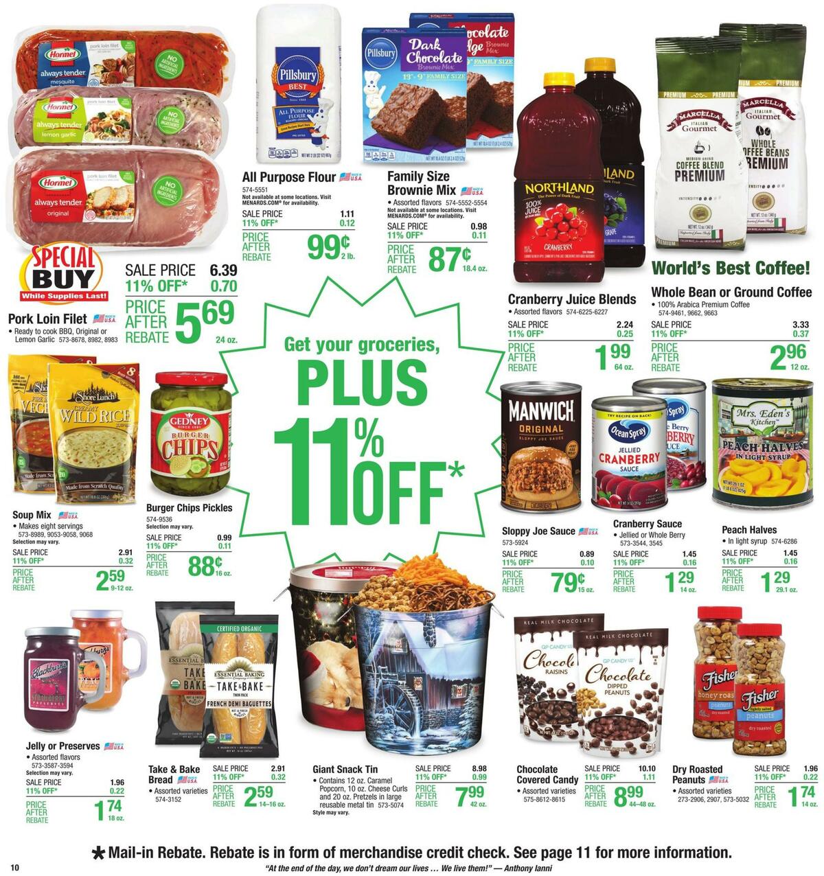 Menards Weekly Ad from November 1