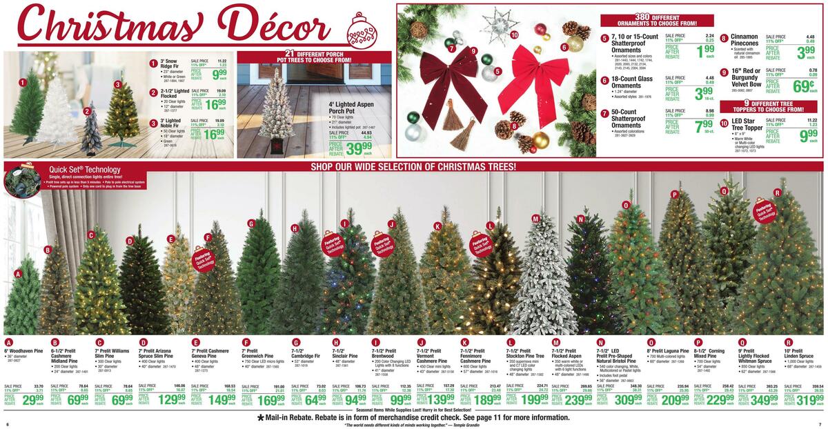 Menards Weekly Ad from November 1