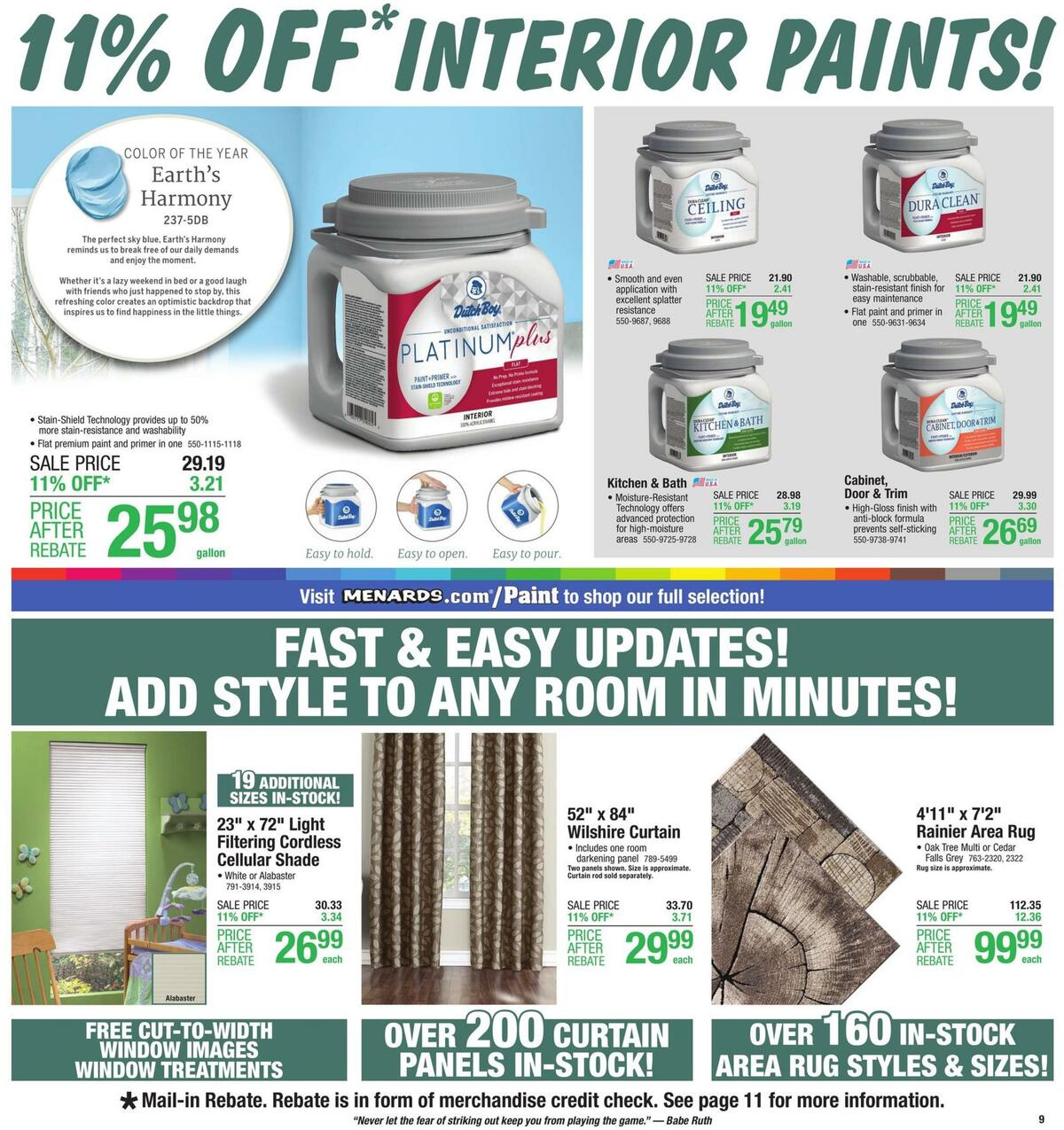 Menards Weekly Ad from November 8