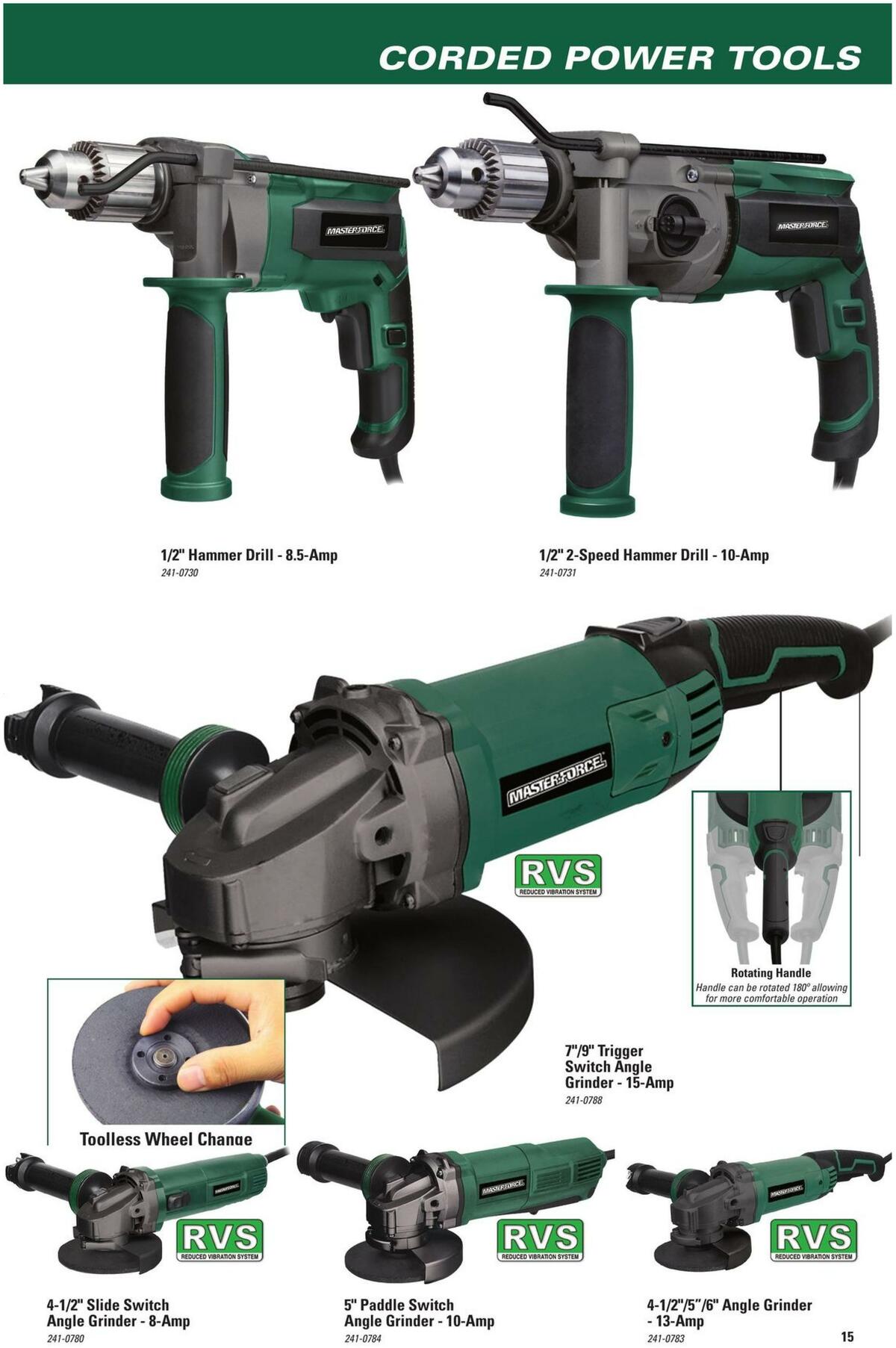 Menards Masterforce Tools Weekly Ad from November 22