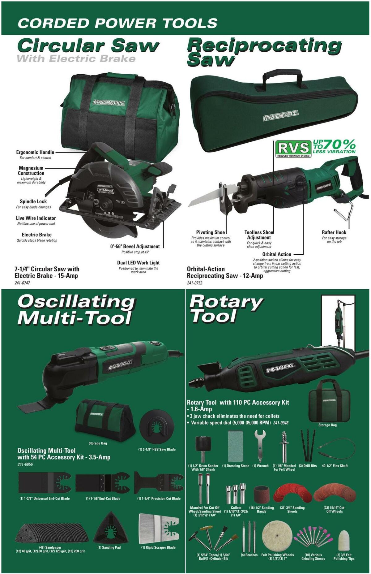 Menards Masterforce Tools Weekly Ad from November 22