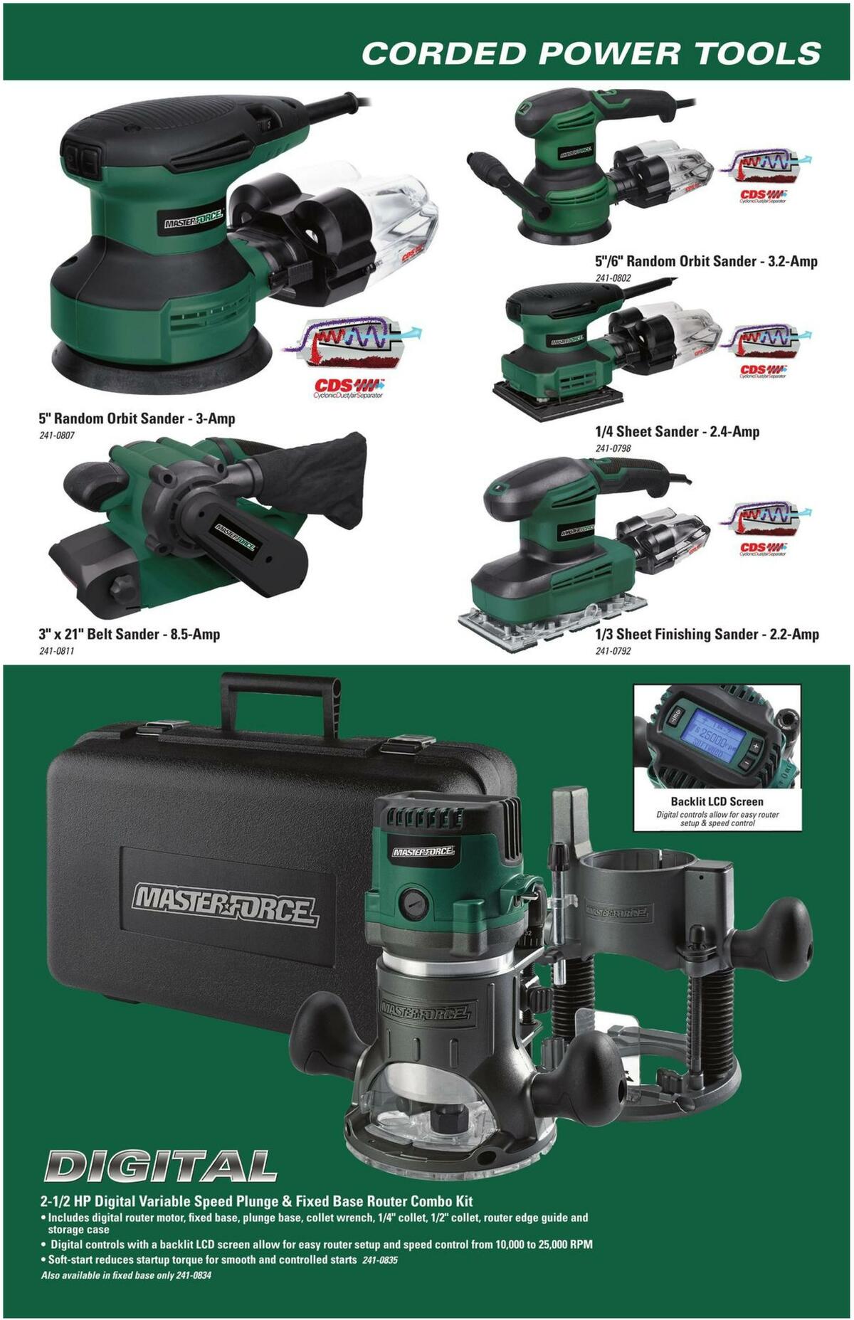 Menards Masterforce Tools Weekly Ad from November 22