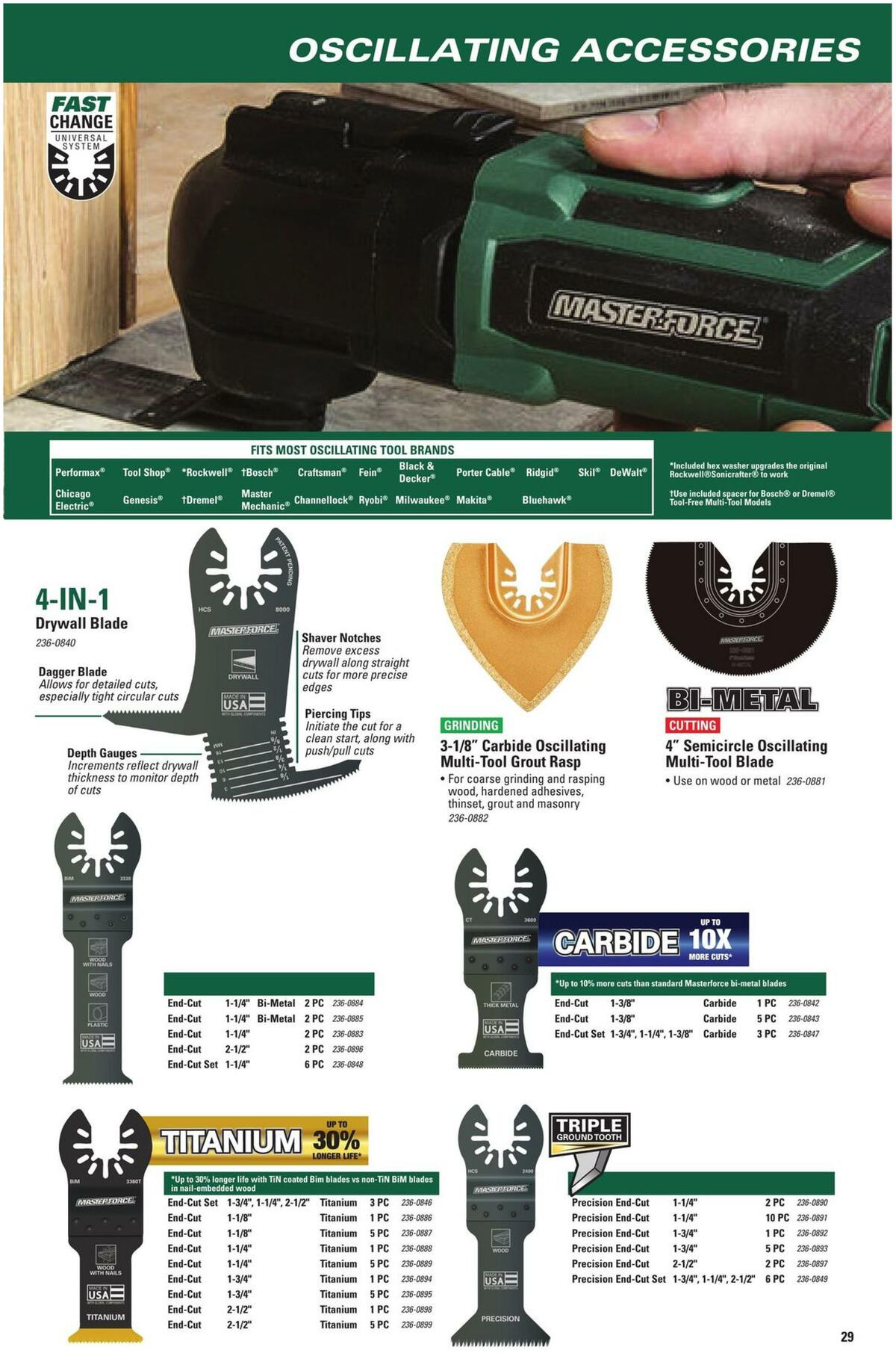 Menards Masterforce Tools Weekly Ad from November 22