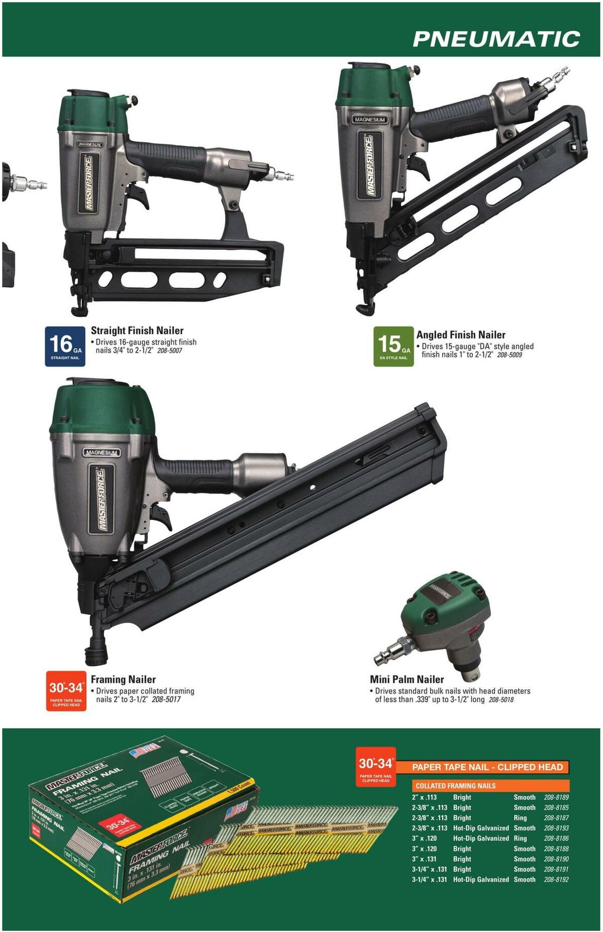 Menards Masterforce Tools Weekly Ad from November 22