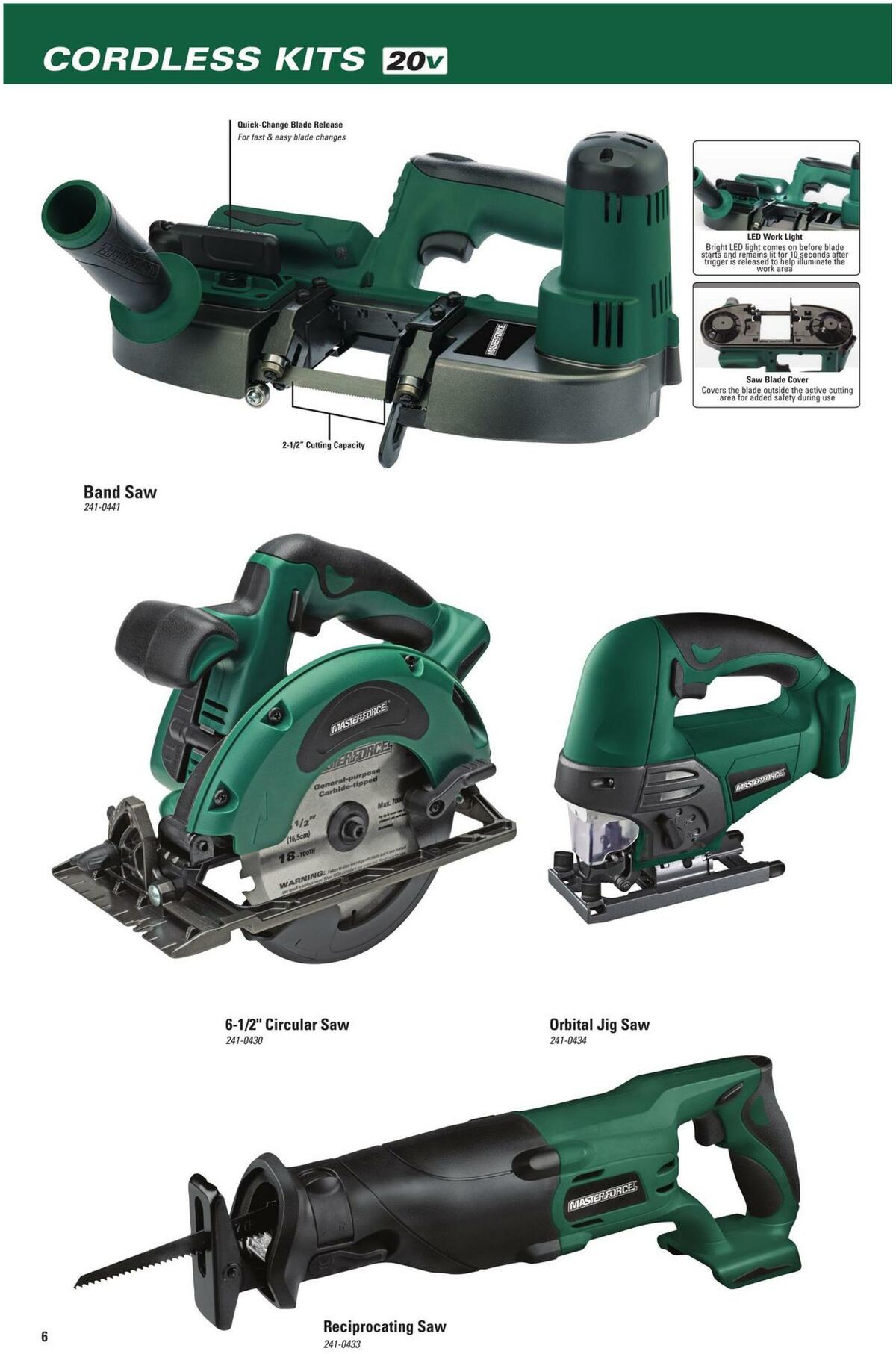 Menards Masterforce Tools Weekly Ad from November 22