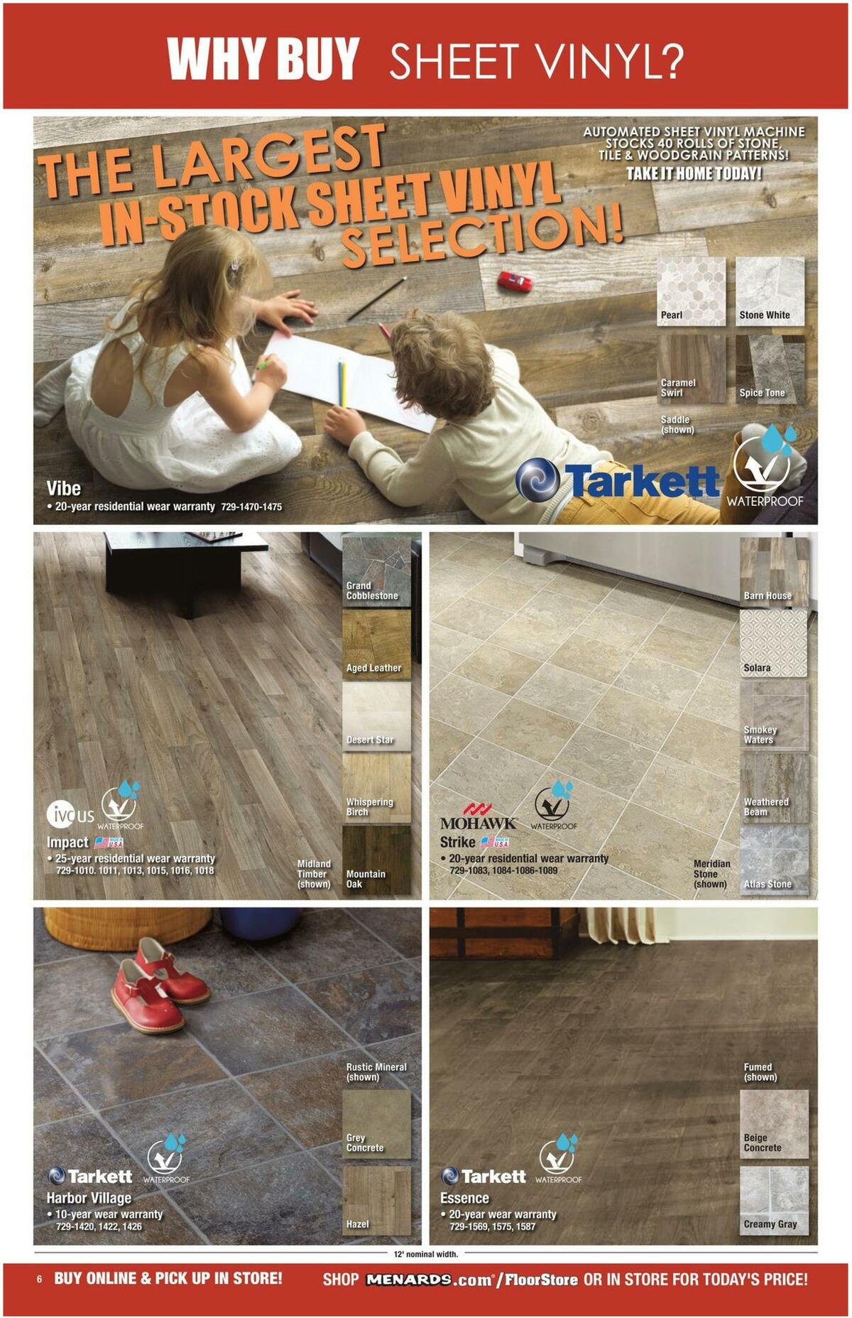 Menards Flooring Catalog 2021 Weekly Ad from December 28