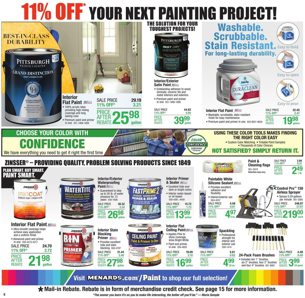 Menards Weekly Ad from February 28