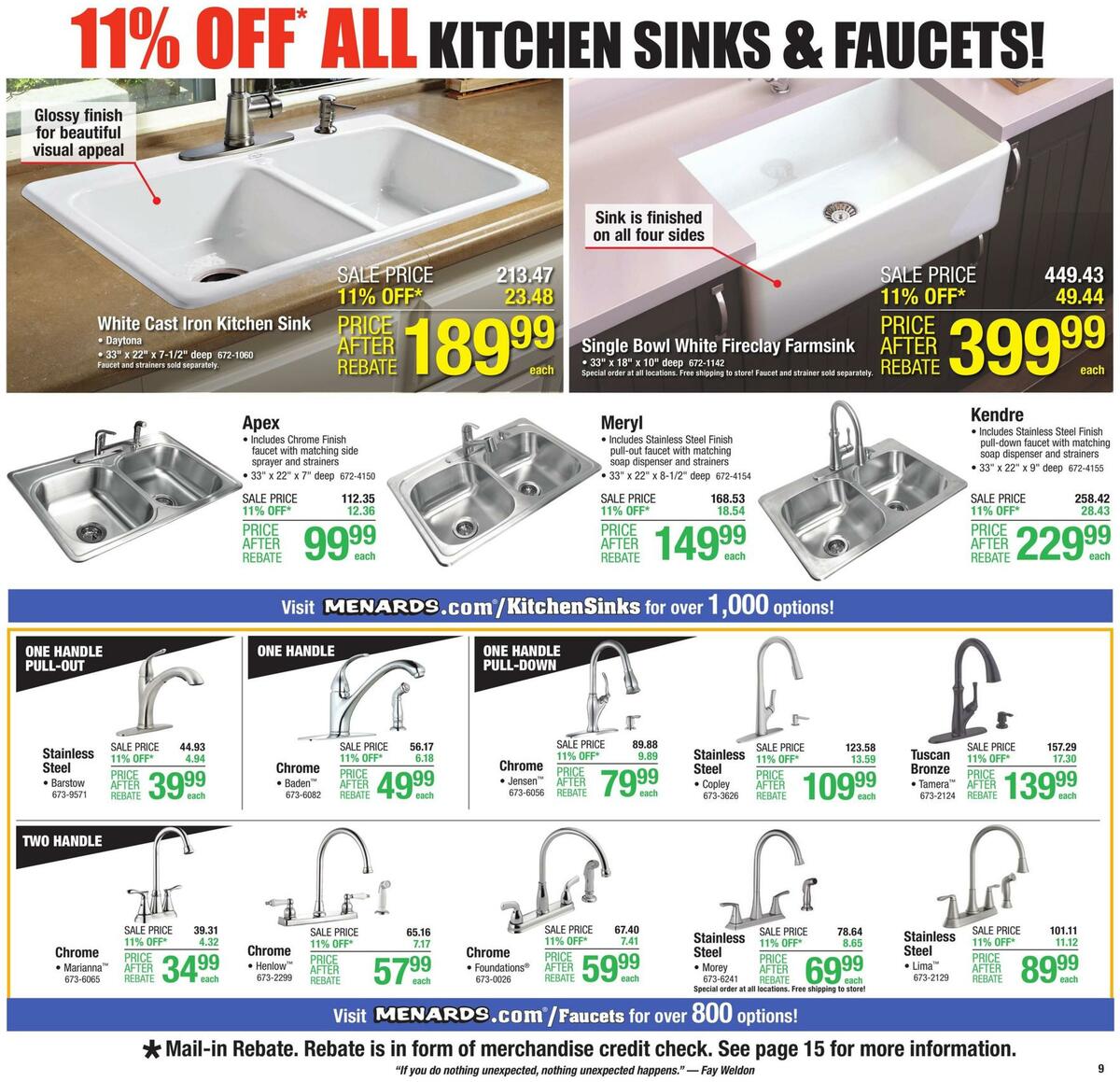 Menards Weekly Ad from February 28