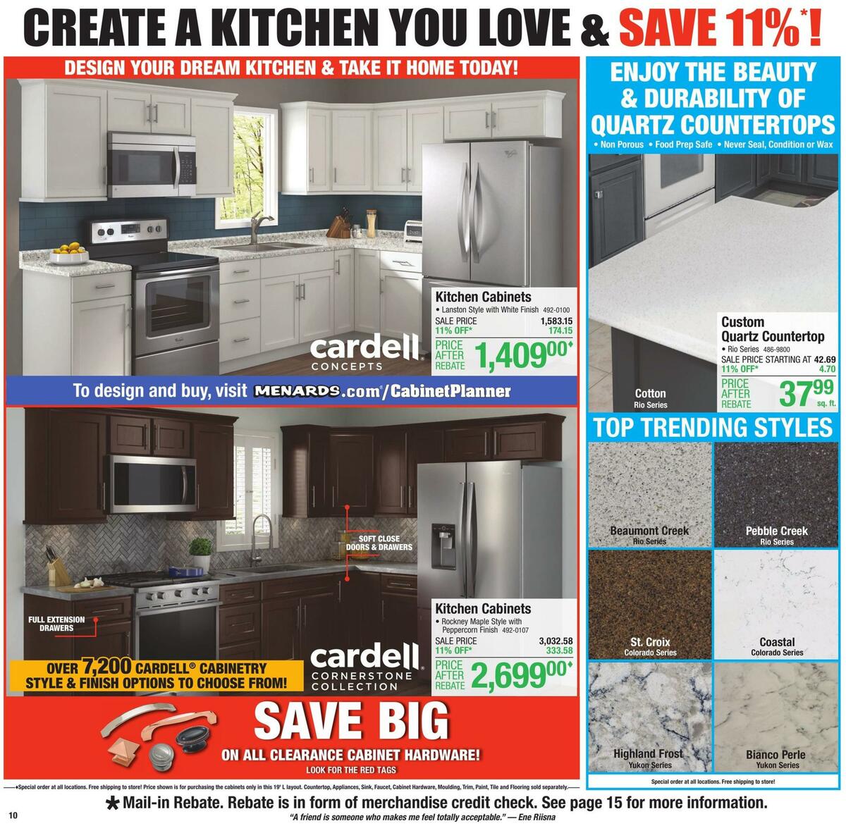 Menards Weekly Ad from February 28