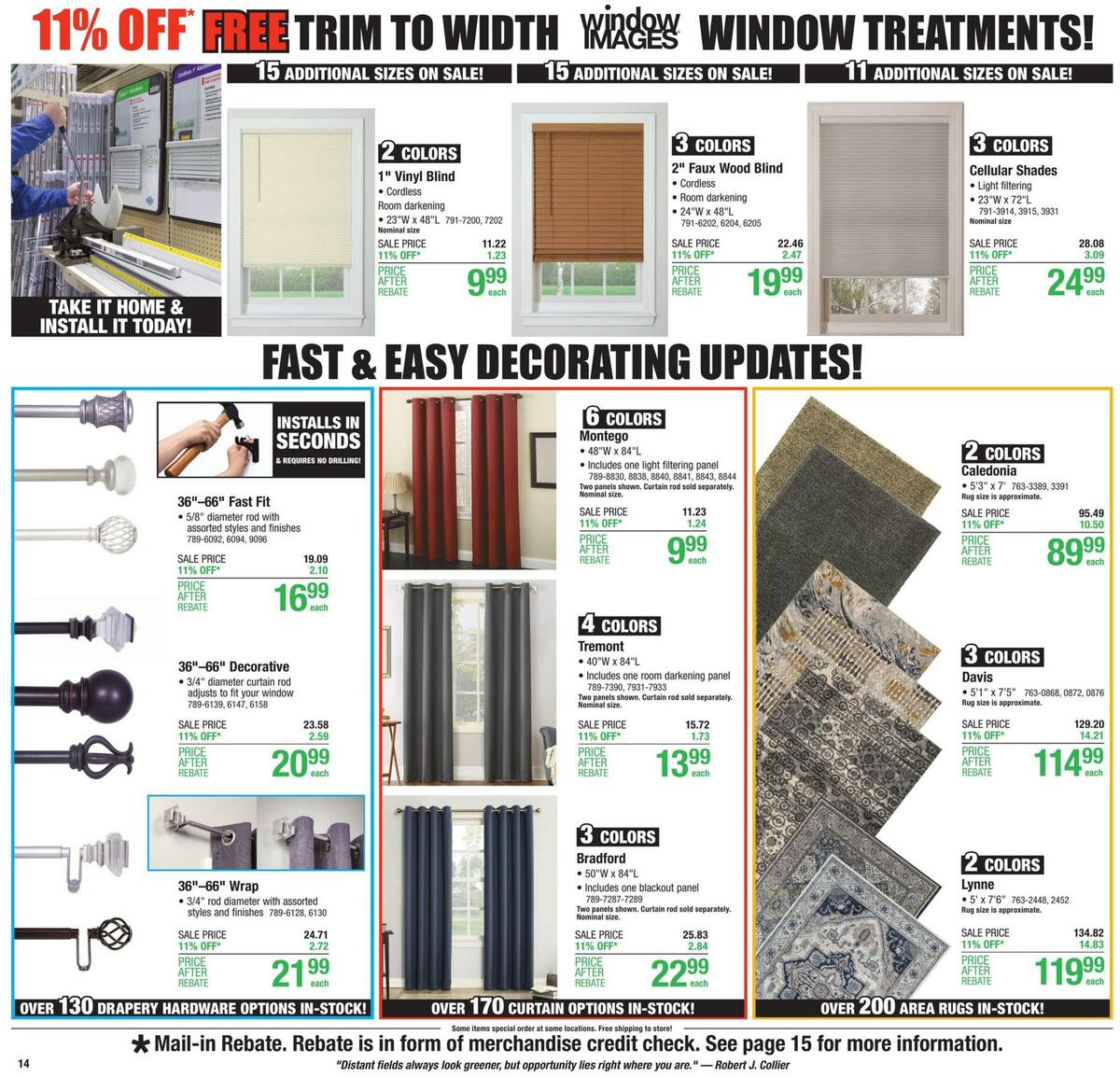 Menards Weekly Ad from February 28