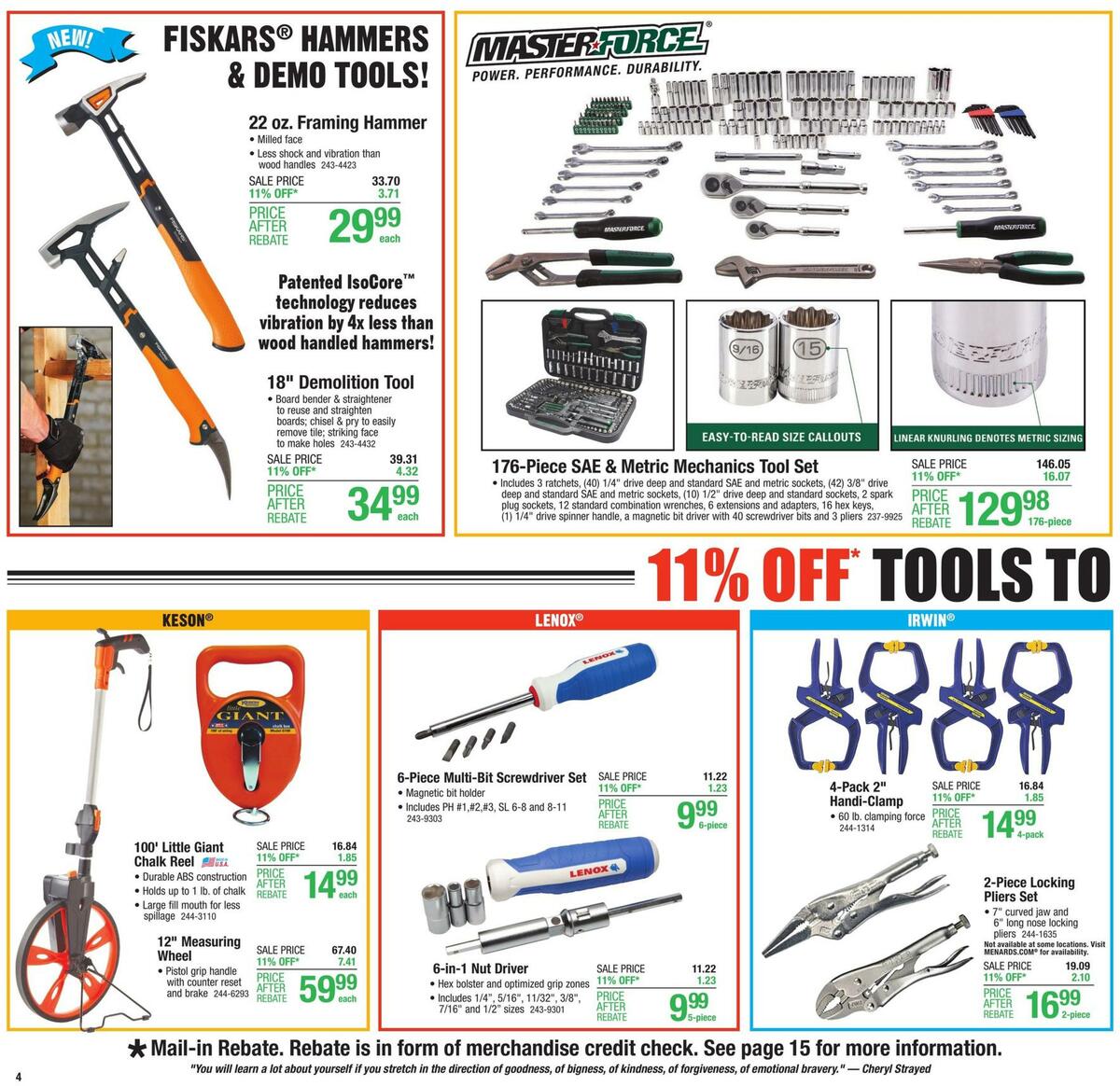 Menards Weekly Ad from February 28