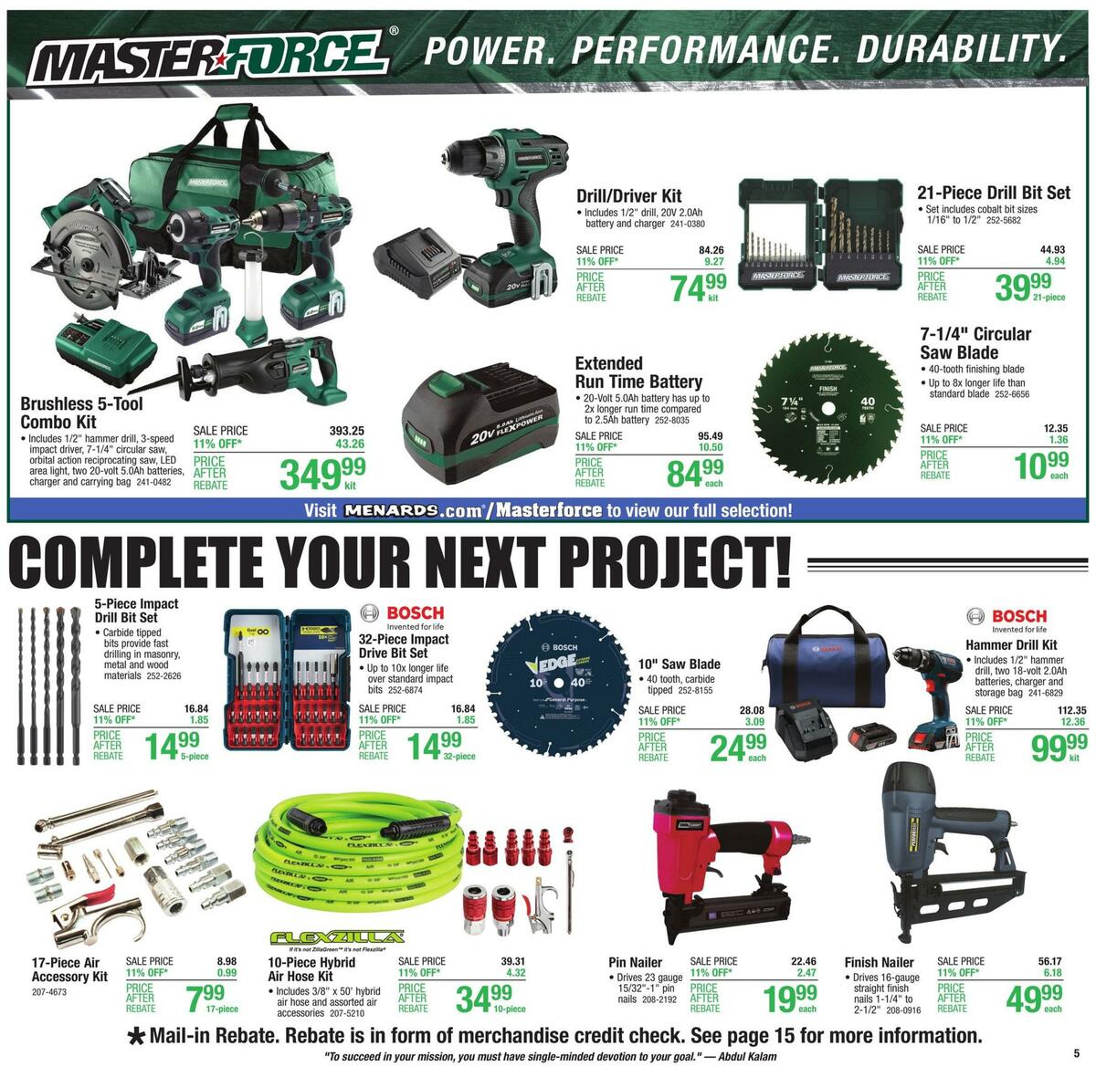 Menards Weekly Ad from February 28