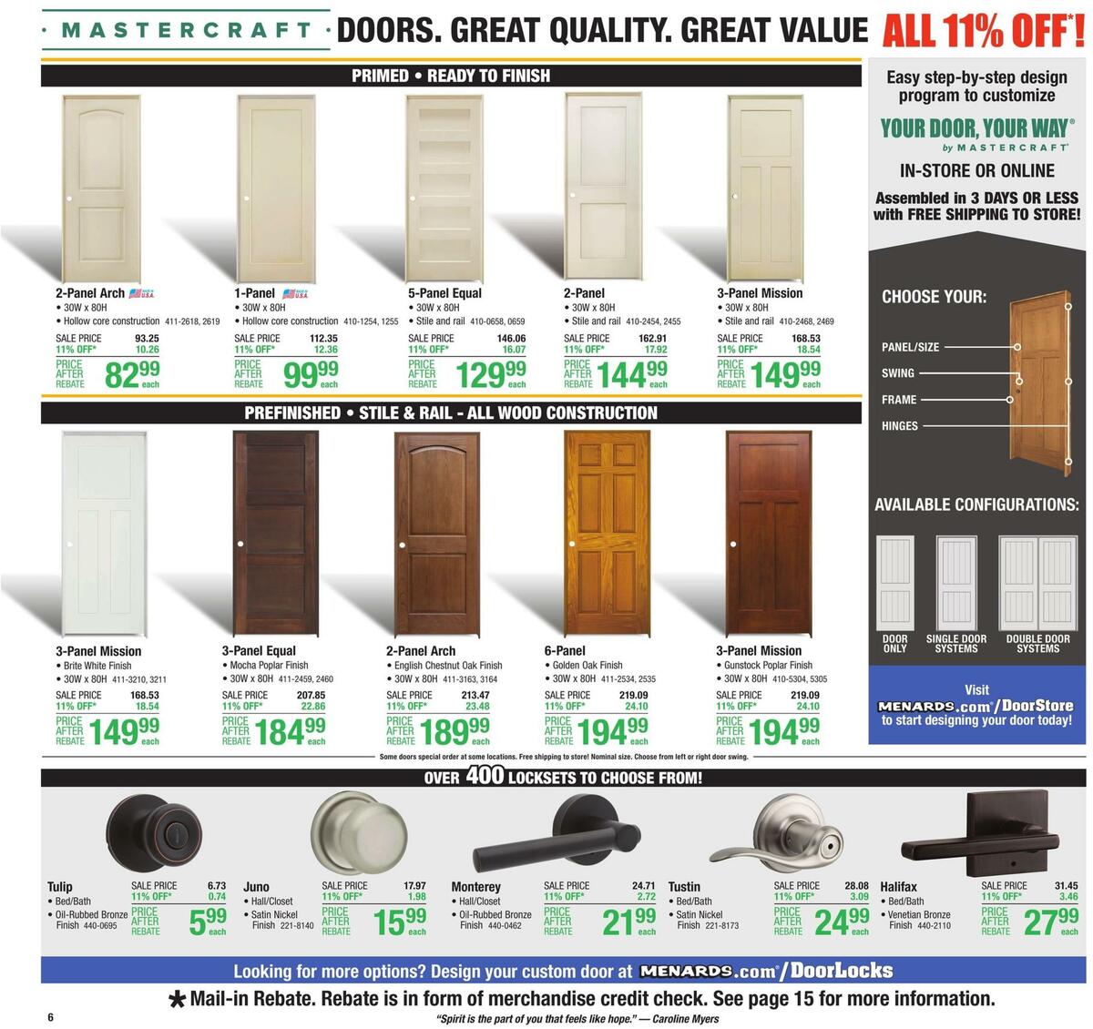 Menards Weekly Ad from February 28