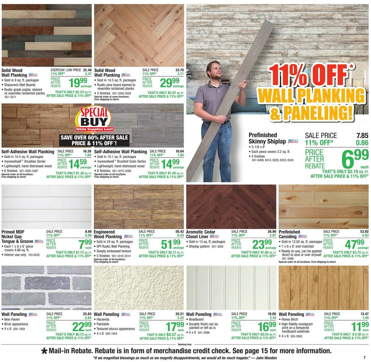 Menards Weekly Ad from February 28