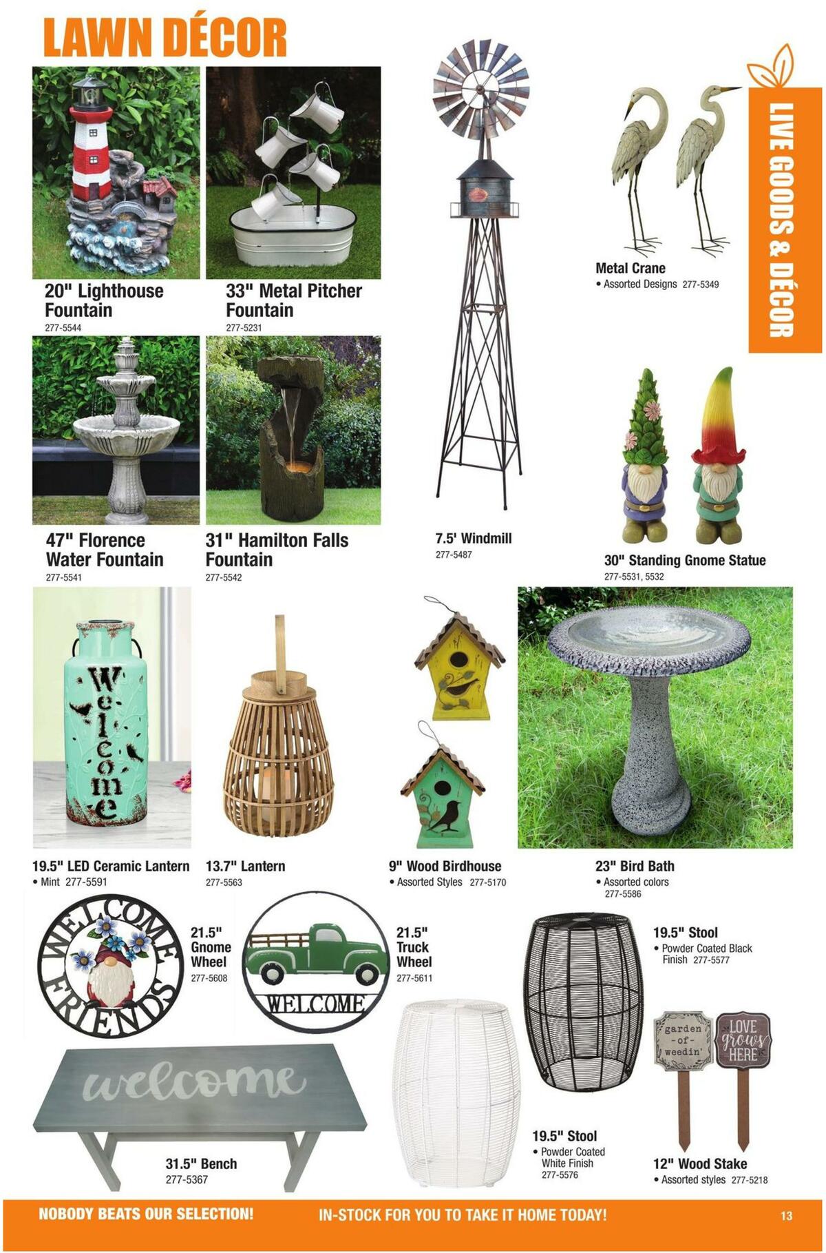 Menards Lawn & Garden Catalog Weekly Ad from March 22