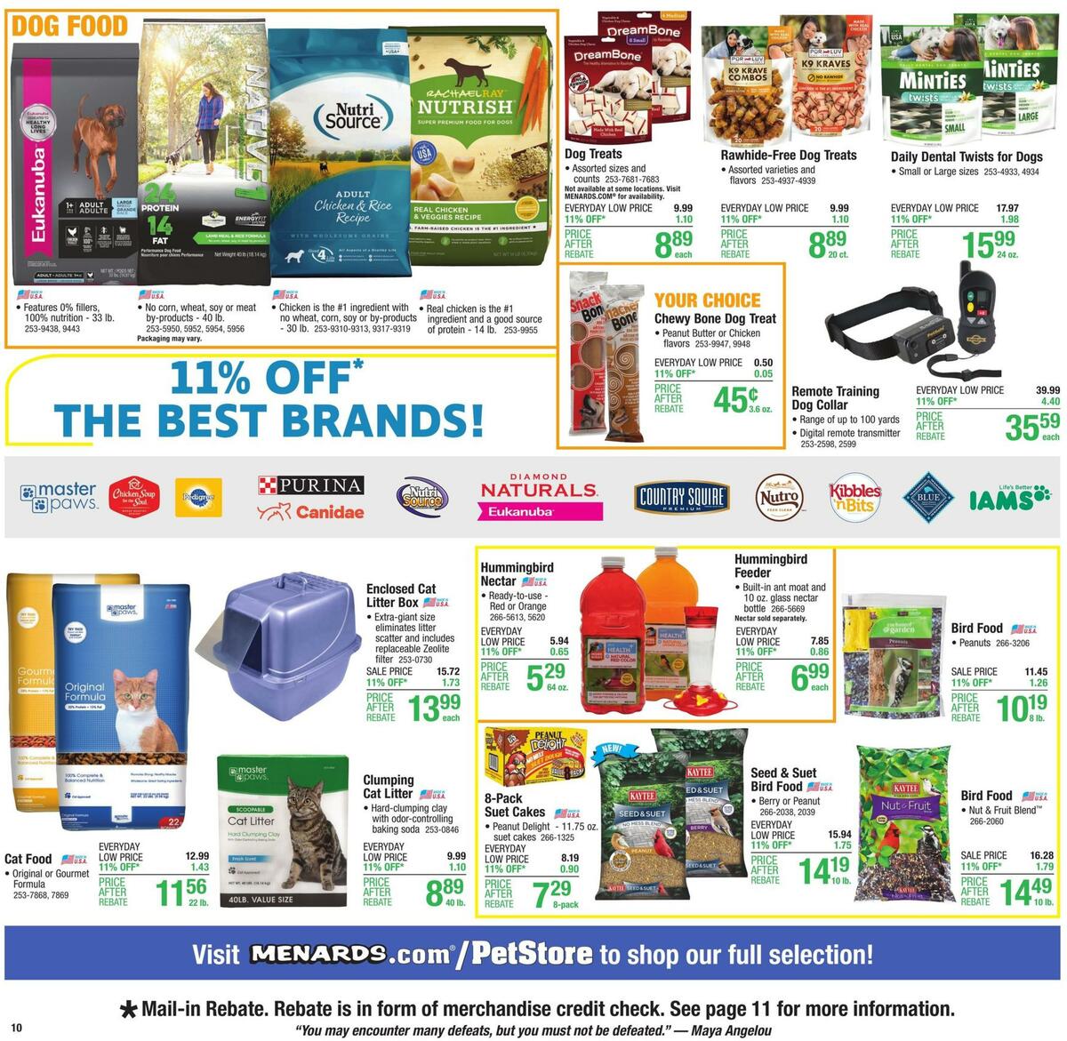 Menards Weekly Ad from April 18