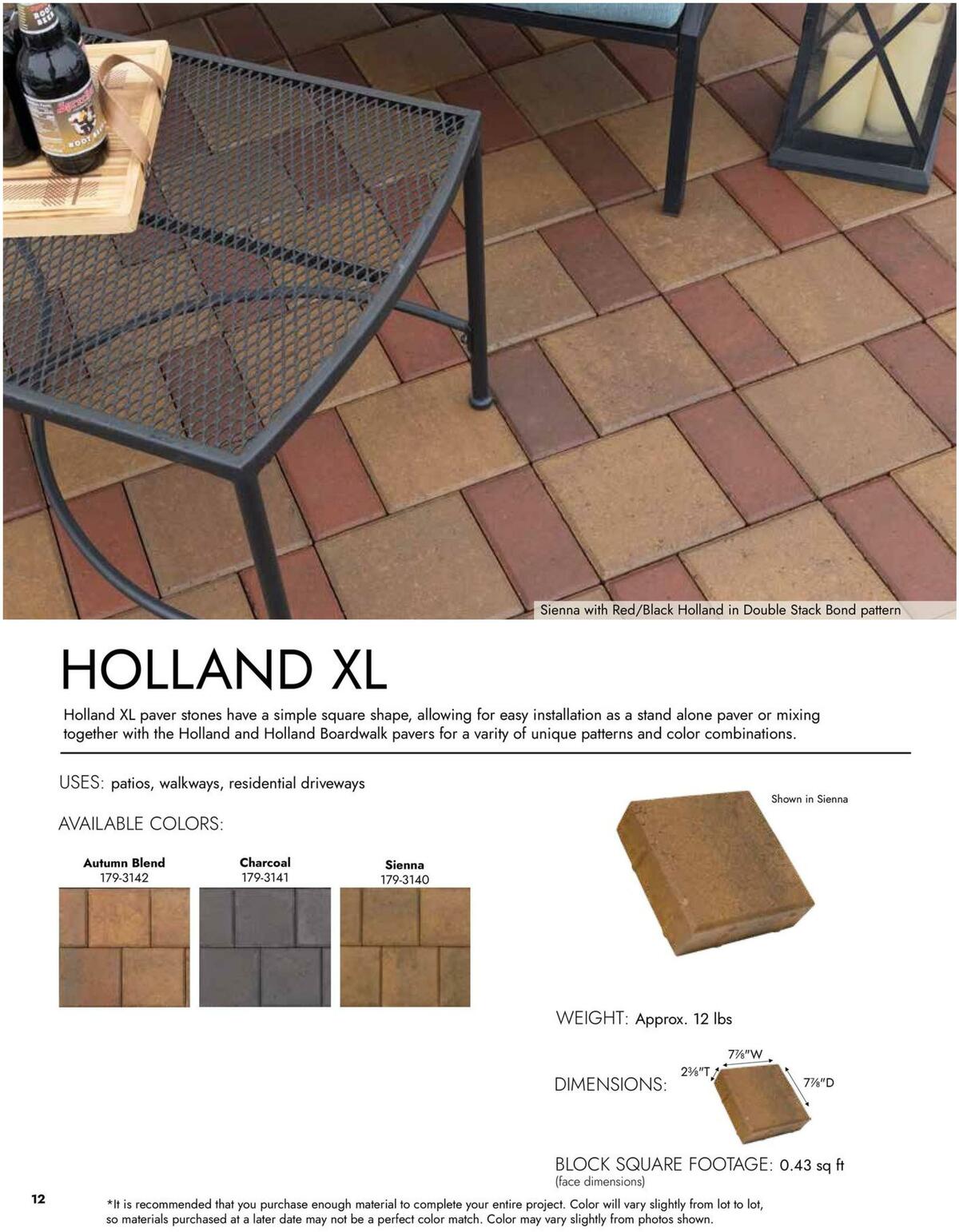 Menards Landscape Concrete Block Catalog Weekly Ad from March 15