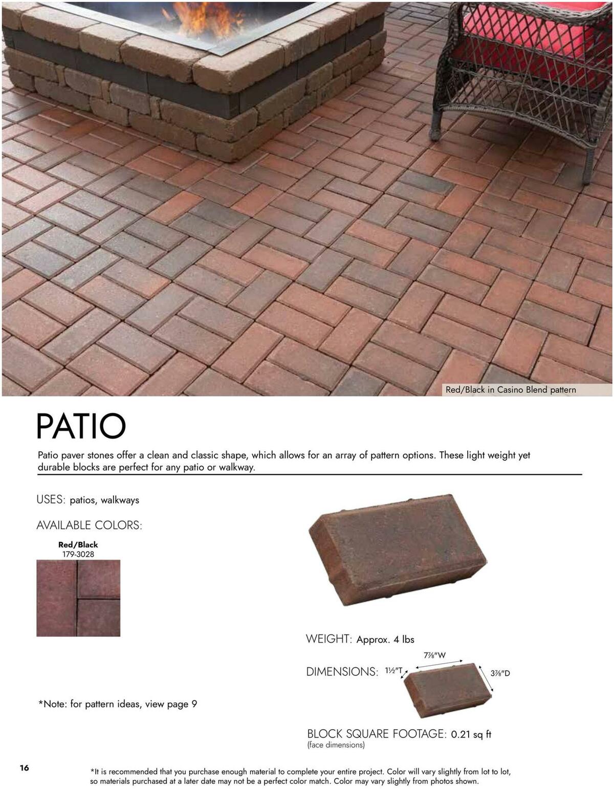 Menards Landscape Concrete Block Catalog Weekly Ad from March 15