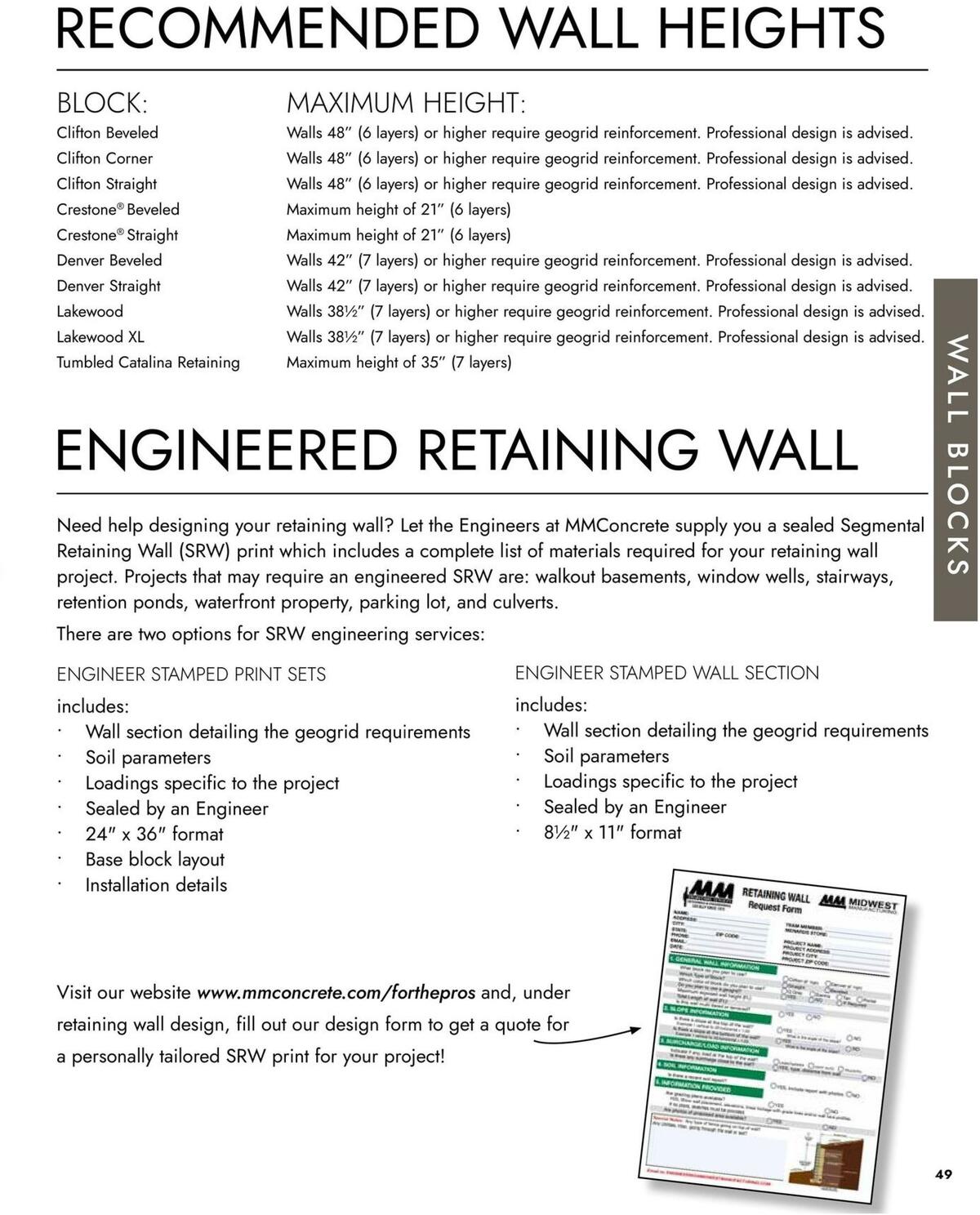 Menards Landscape Concrete Block Catalog Weekly Ad from March 15