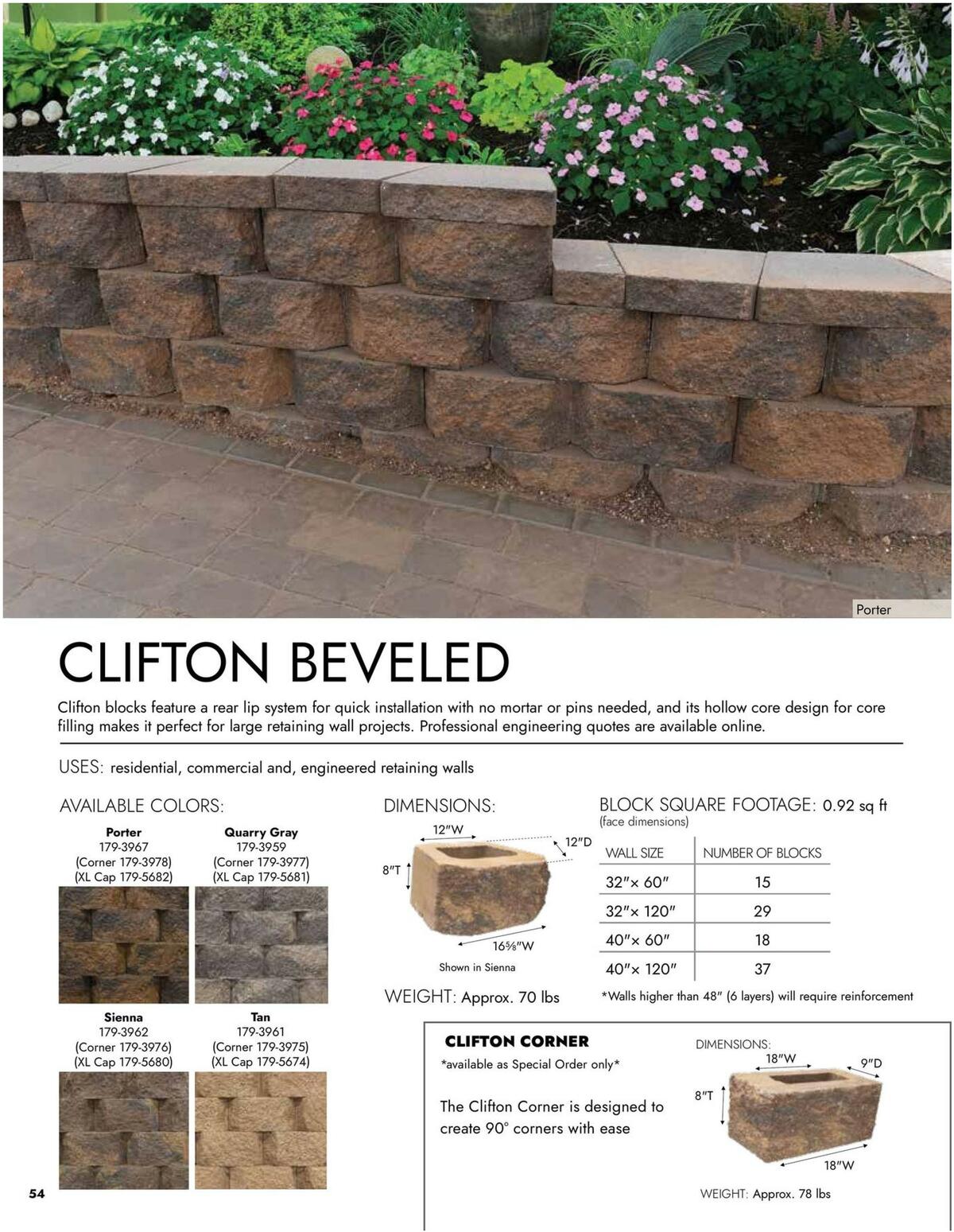 Menards Landscape Concrete Block Catalog Weekly Ad from March 15