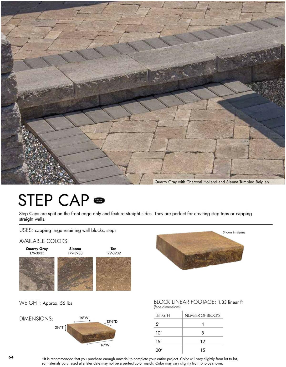 Menards Landscape Concrete Block Catalog Weekly Ad from March 15