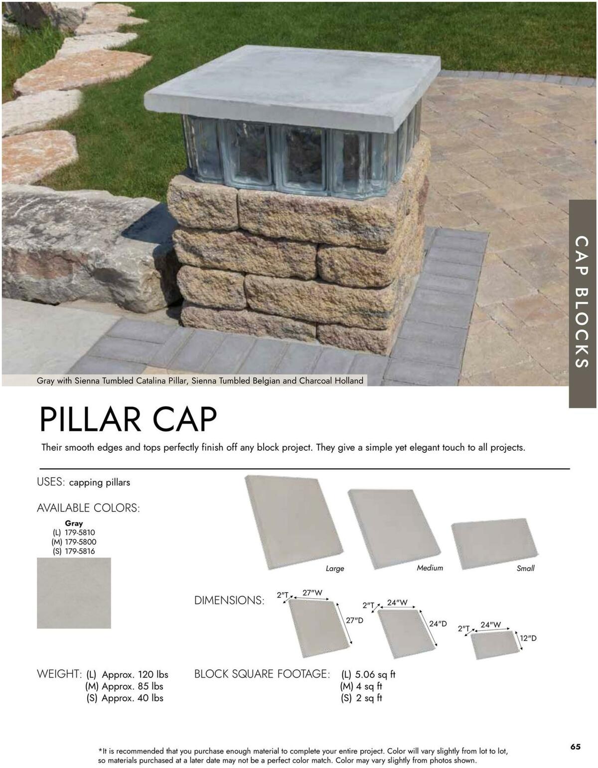 Menards Landscape Concrete Block Catalog Weekly Ad from March 15