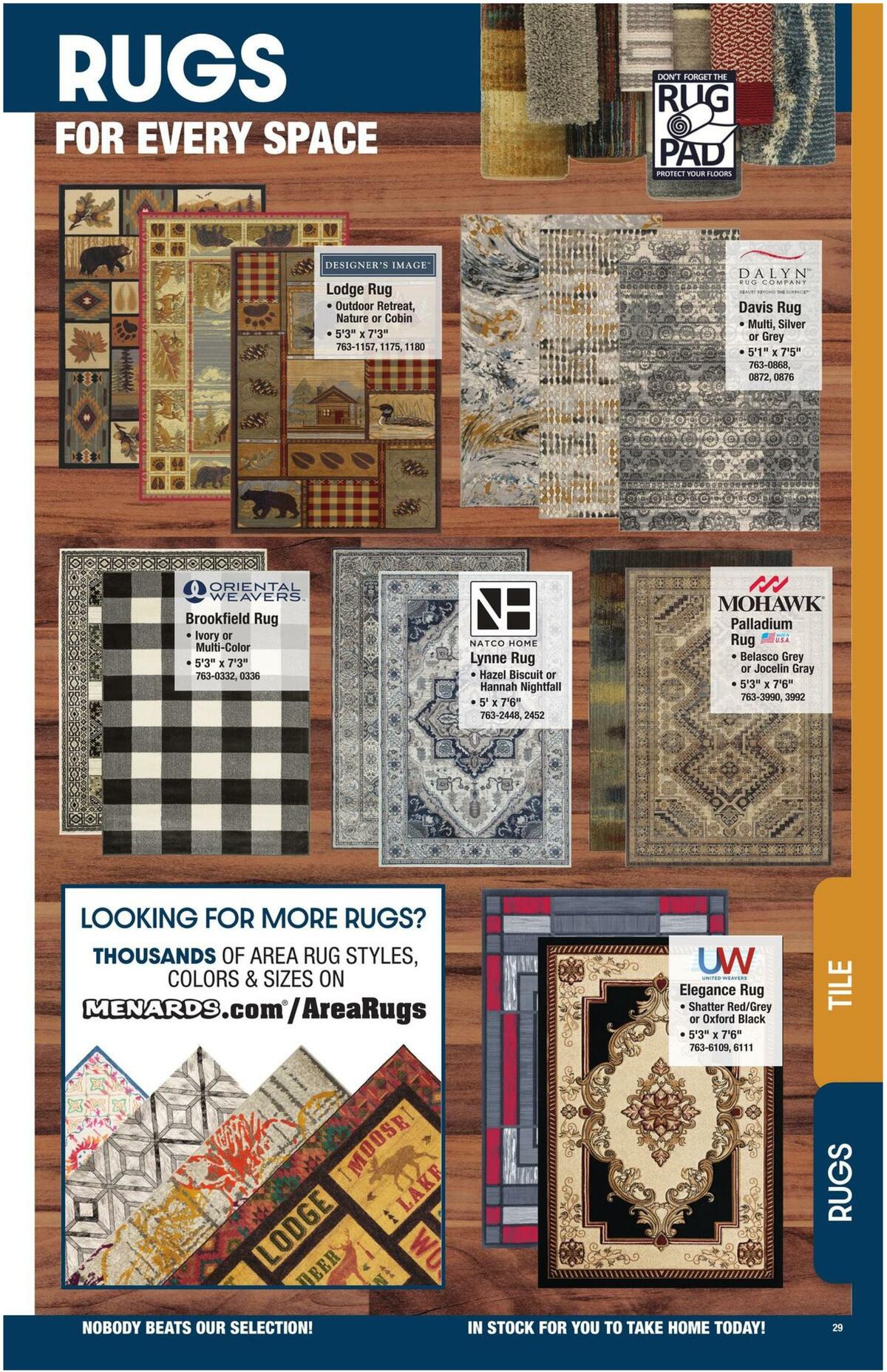 Menards Floor Coverings Catalog Weekly Ad from December 15
