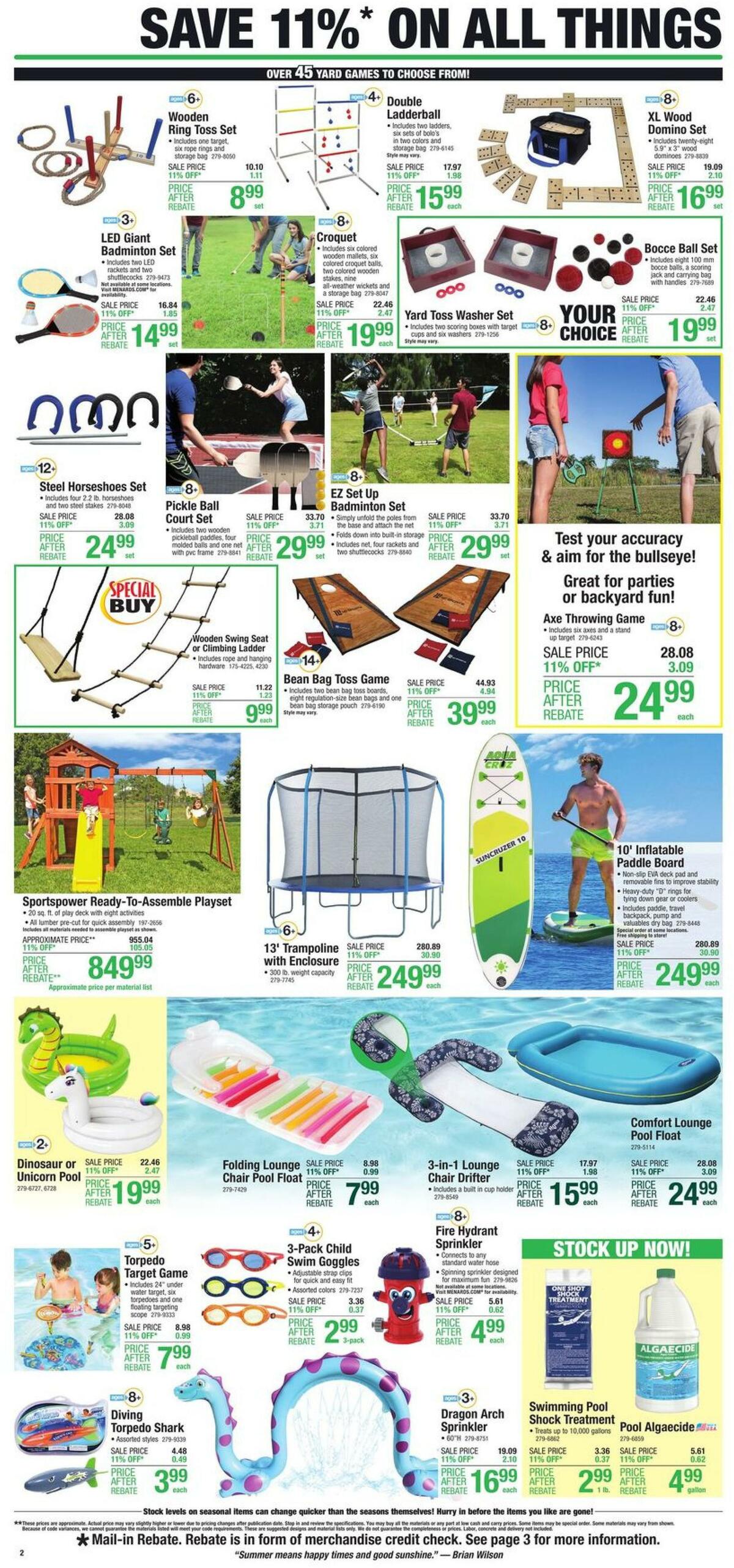 Menards Memorial Day Weekly Ad from May 19