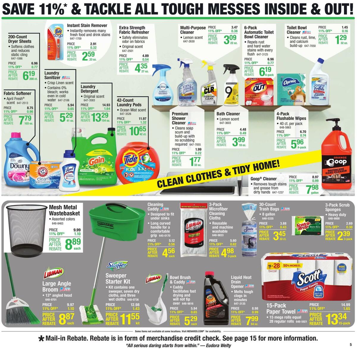 Menards Weekly Ad from July 28