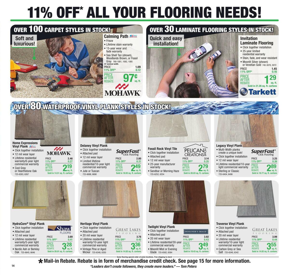 Menards Weekly Ad from September 14