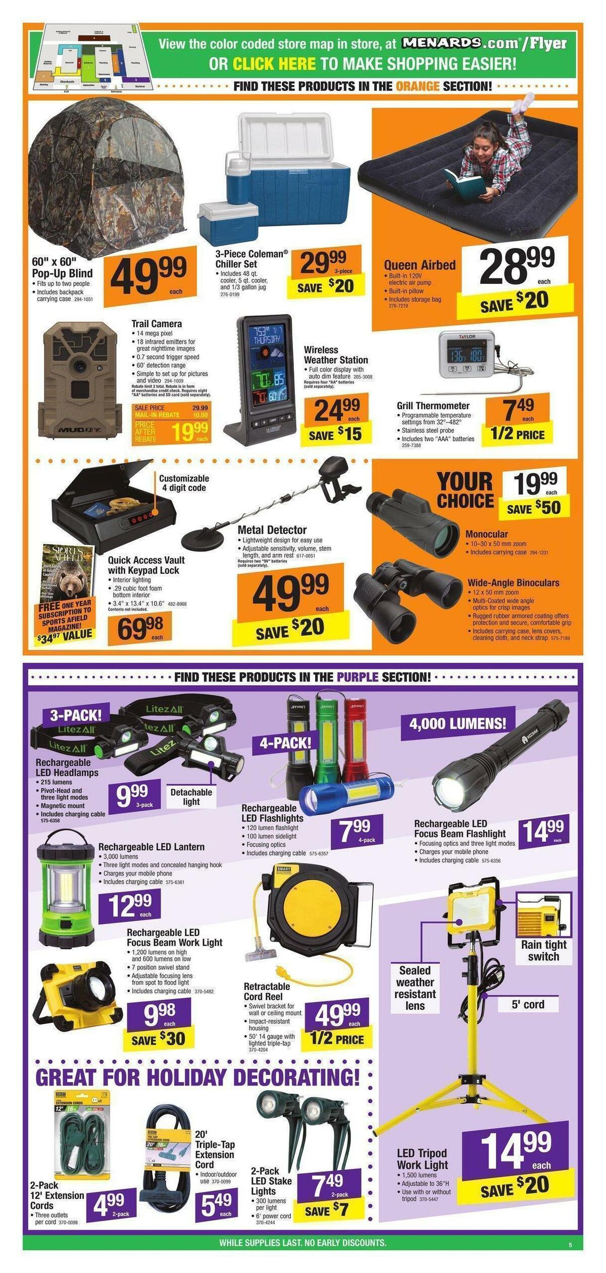Menards Black Friday Sale Weekly Ad from November 25